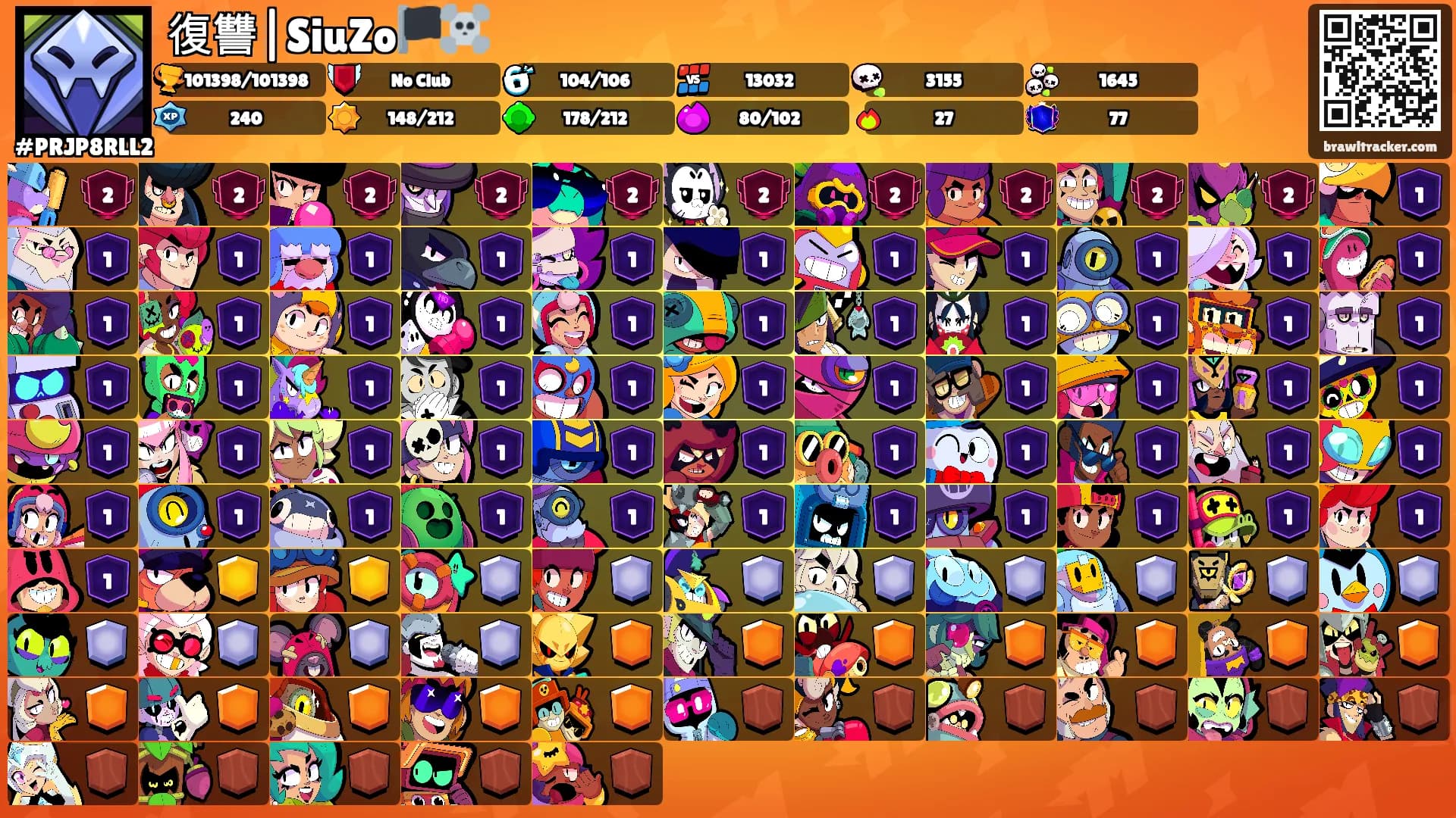 復讐|SiuZo🏴‍☠️'s Ranks