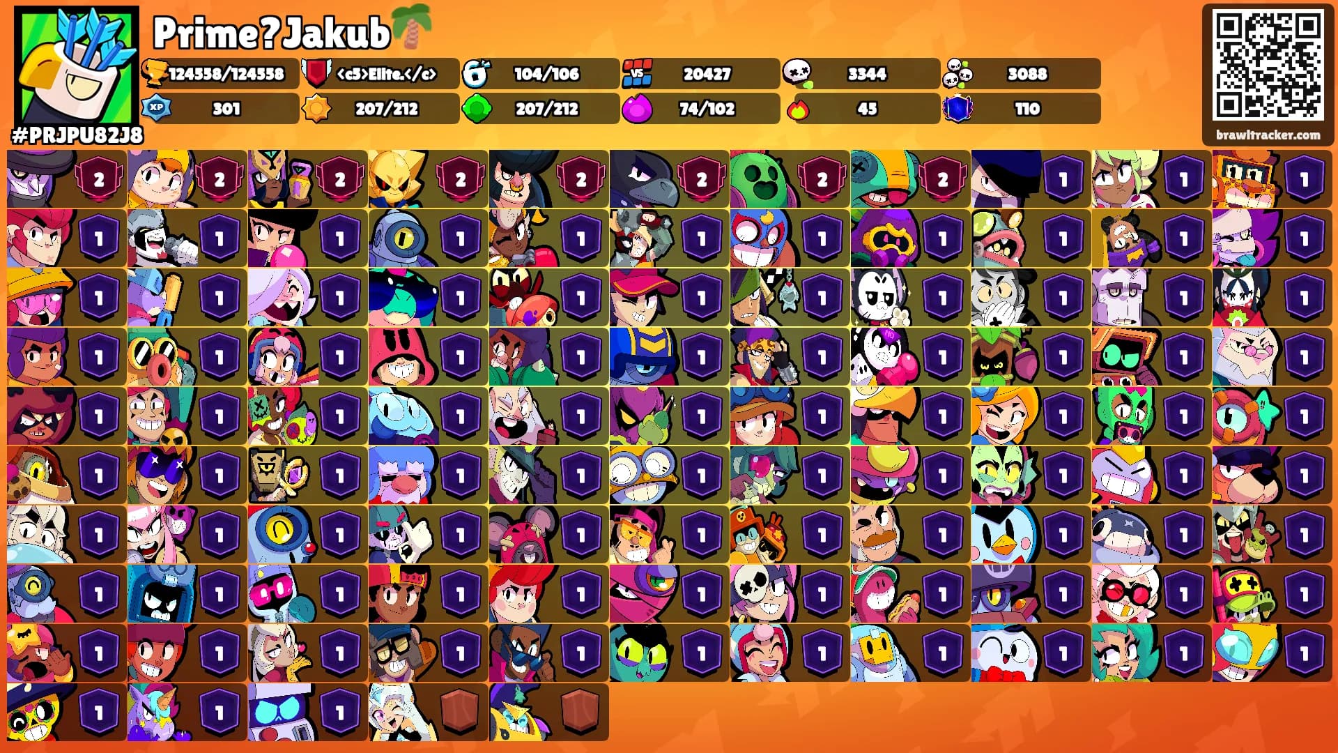 Prime?Jakub🌴's Ranks