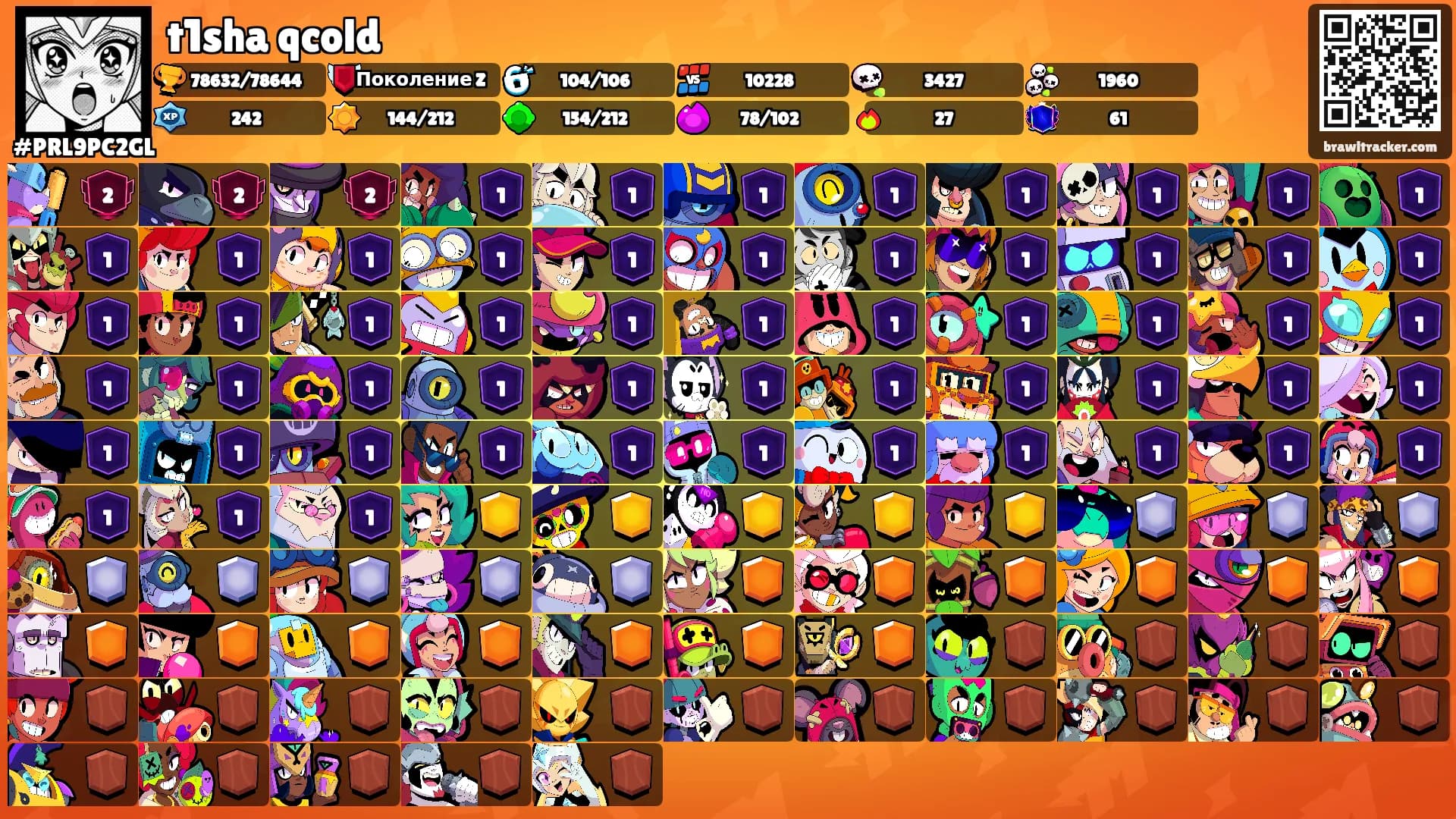 t1sha qcold's Ranks