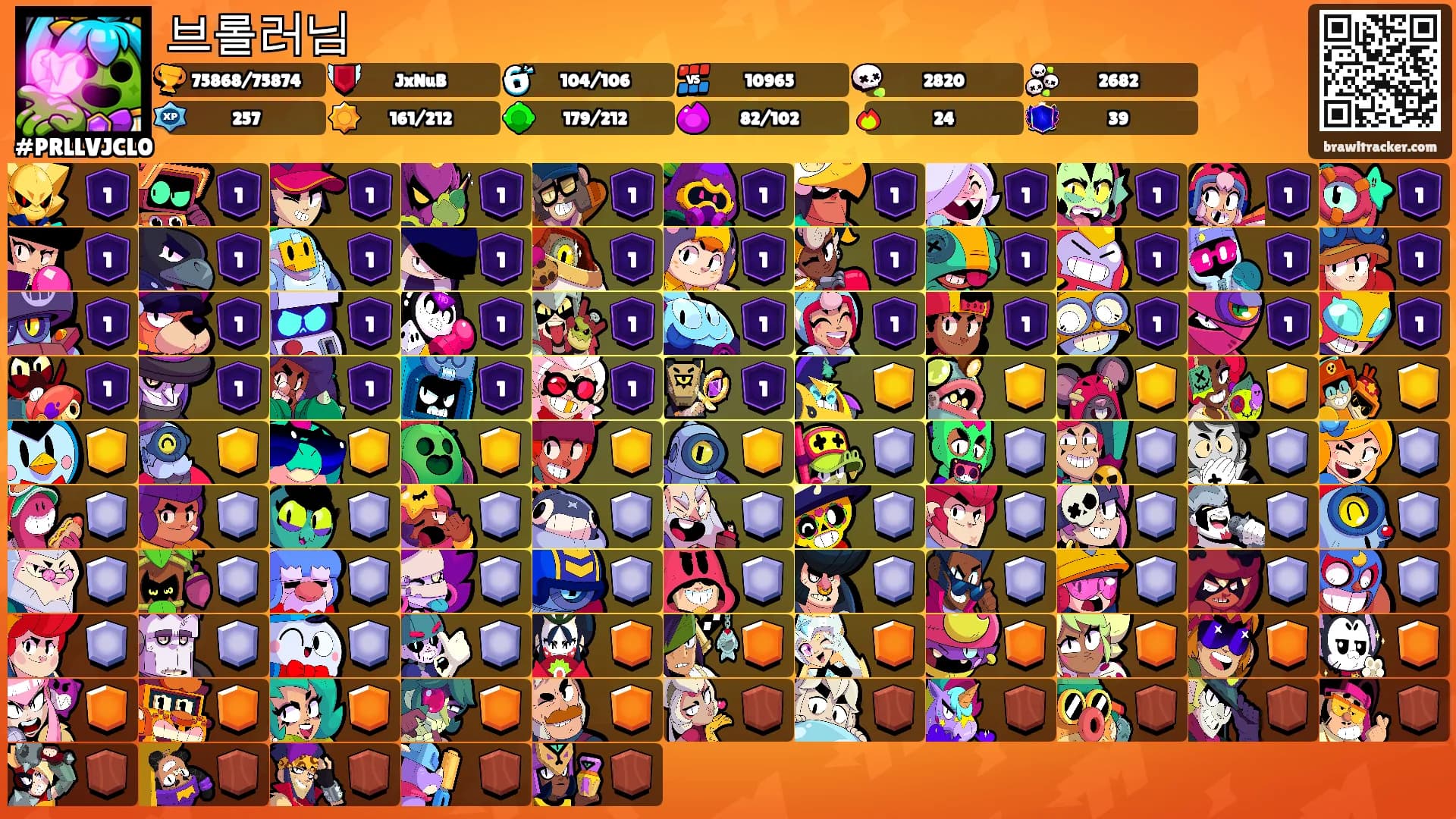 브롤러님's Ranks