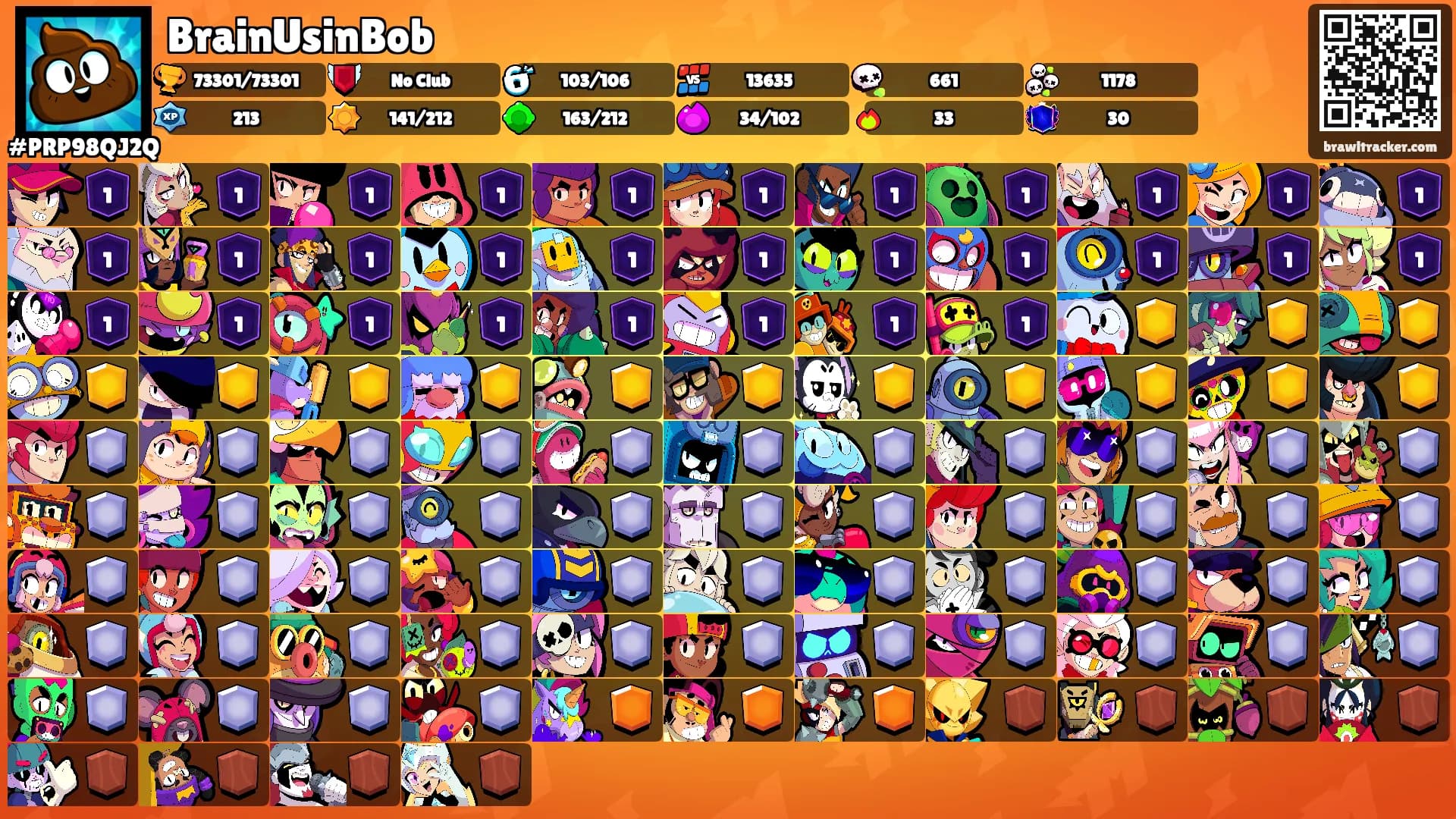 BrainUsinBob's Ranks