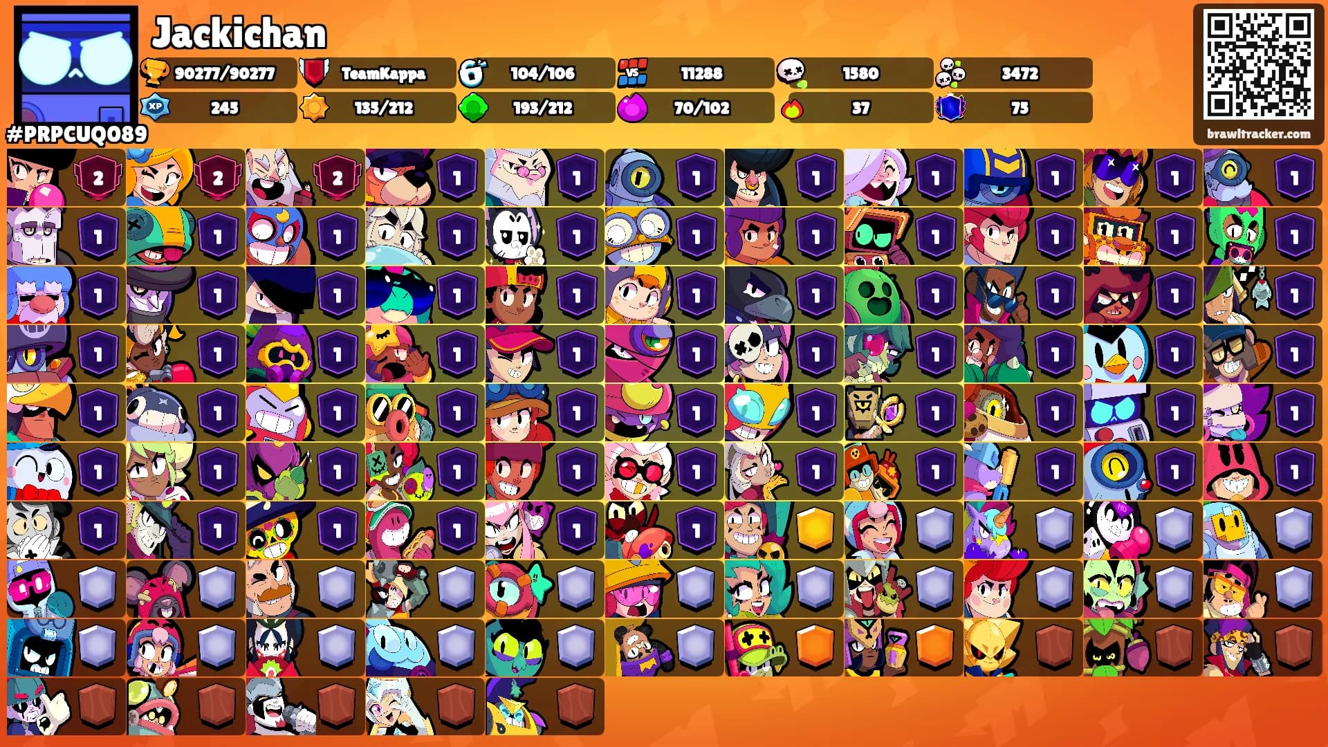 Jackichan's Ranks
