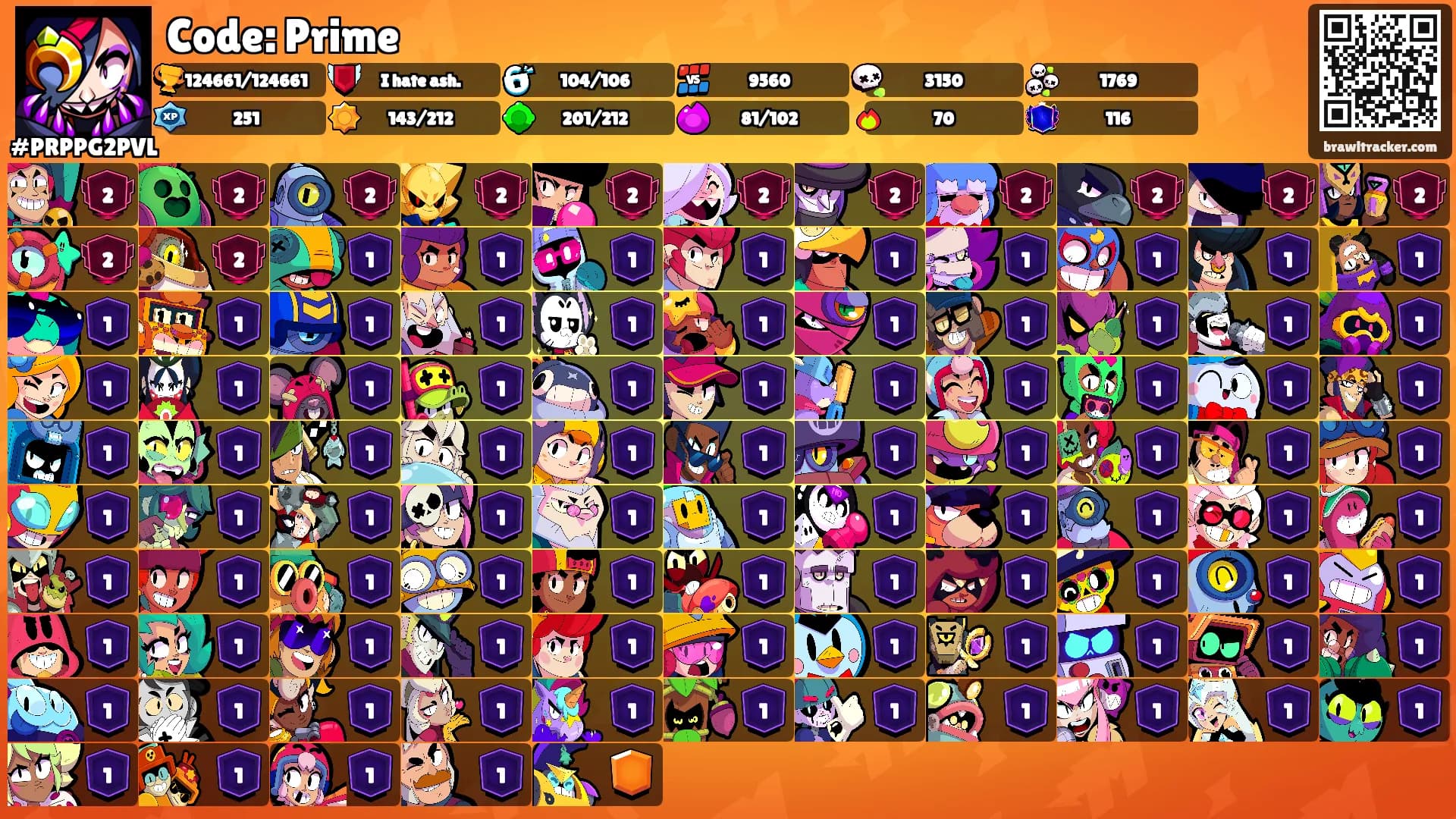 Code: Prime's Ranks