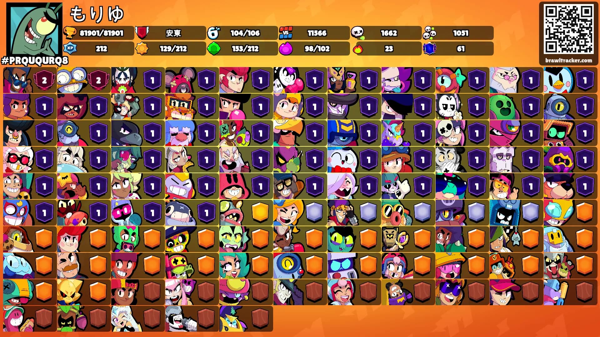 もりゆ's Ranks
