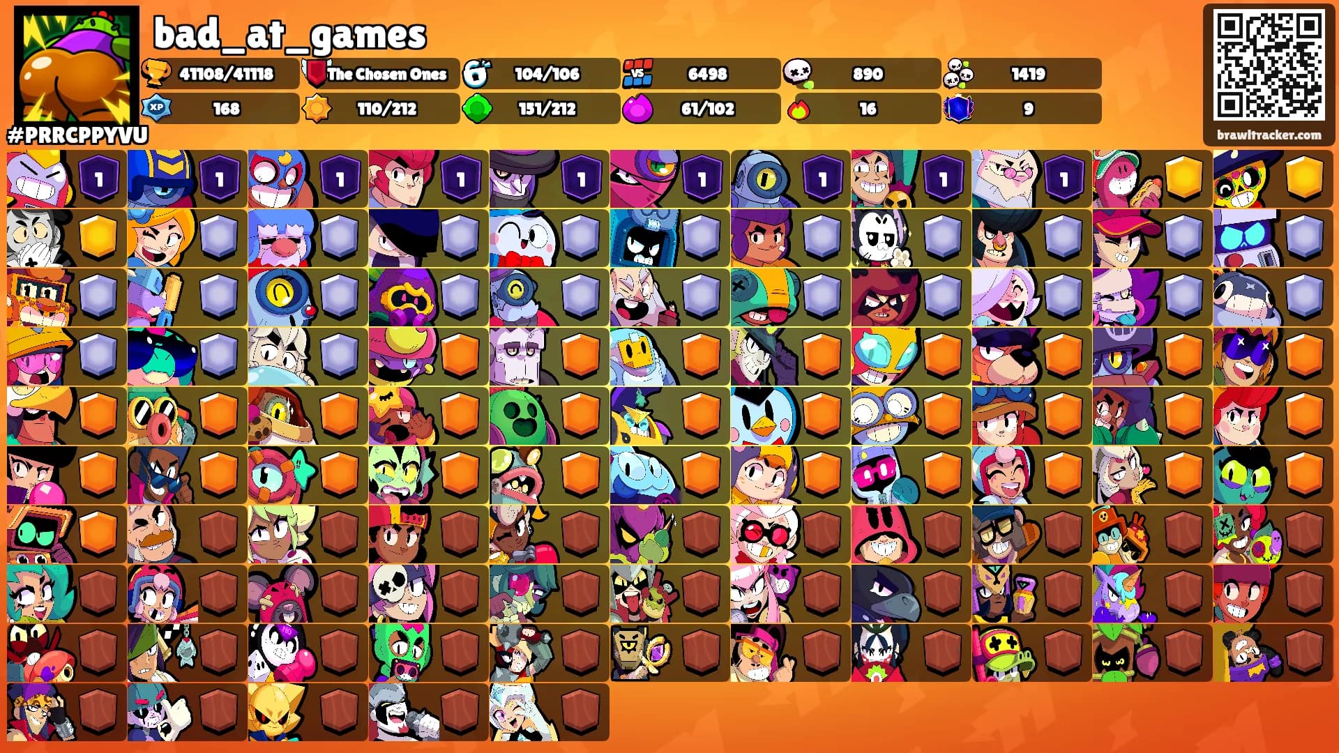 bad_at_games's Ranks