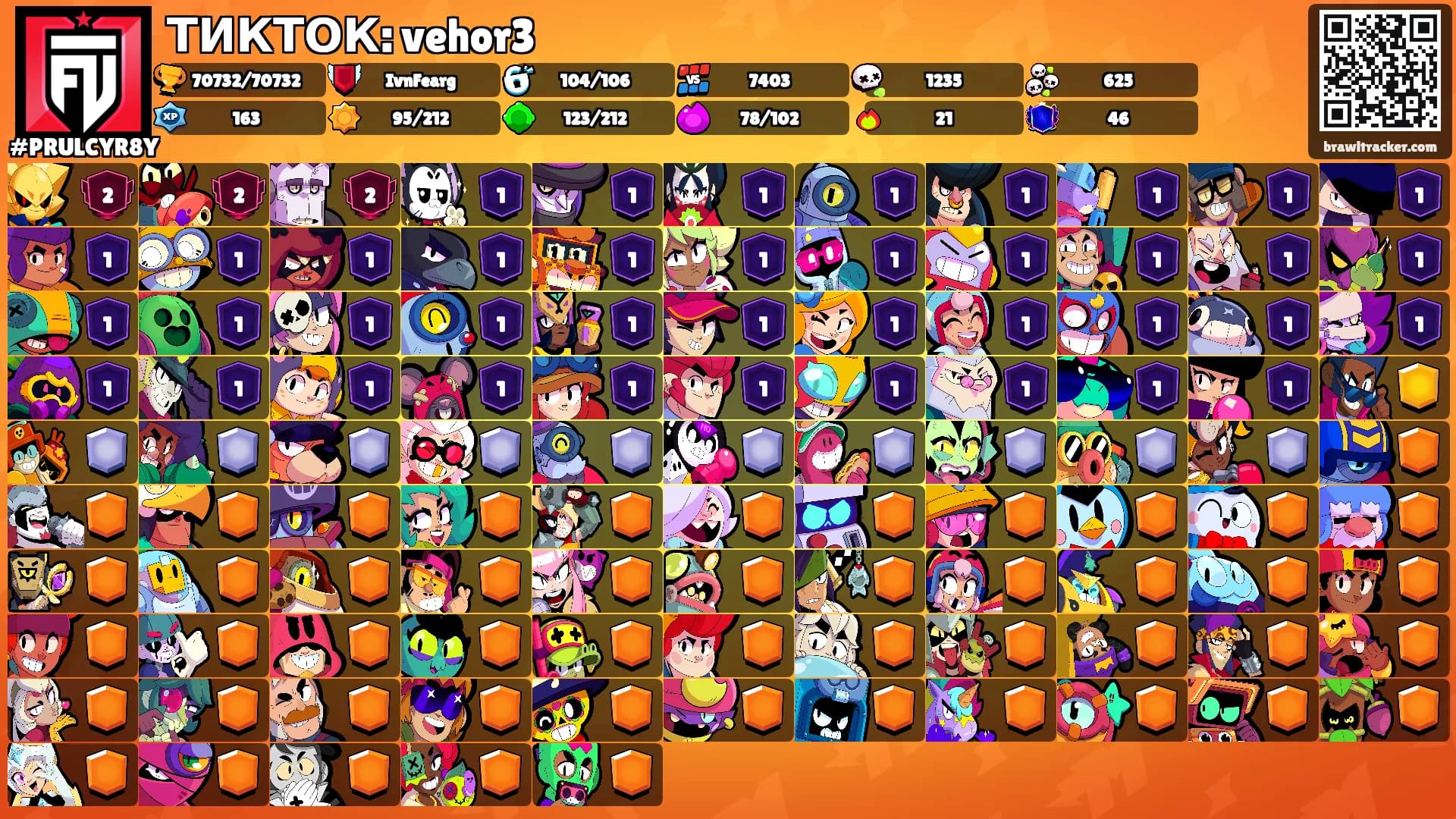 ТИКТОК: vehor3's Ranks