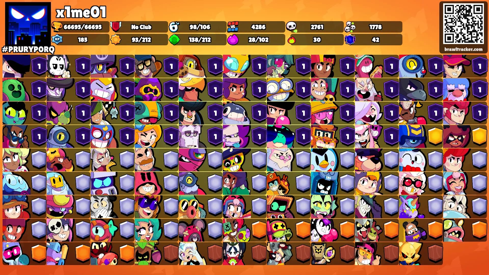 x1me01's Ranks