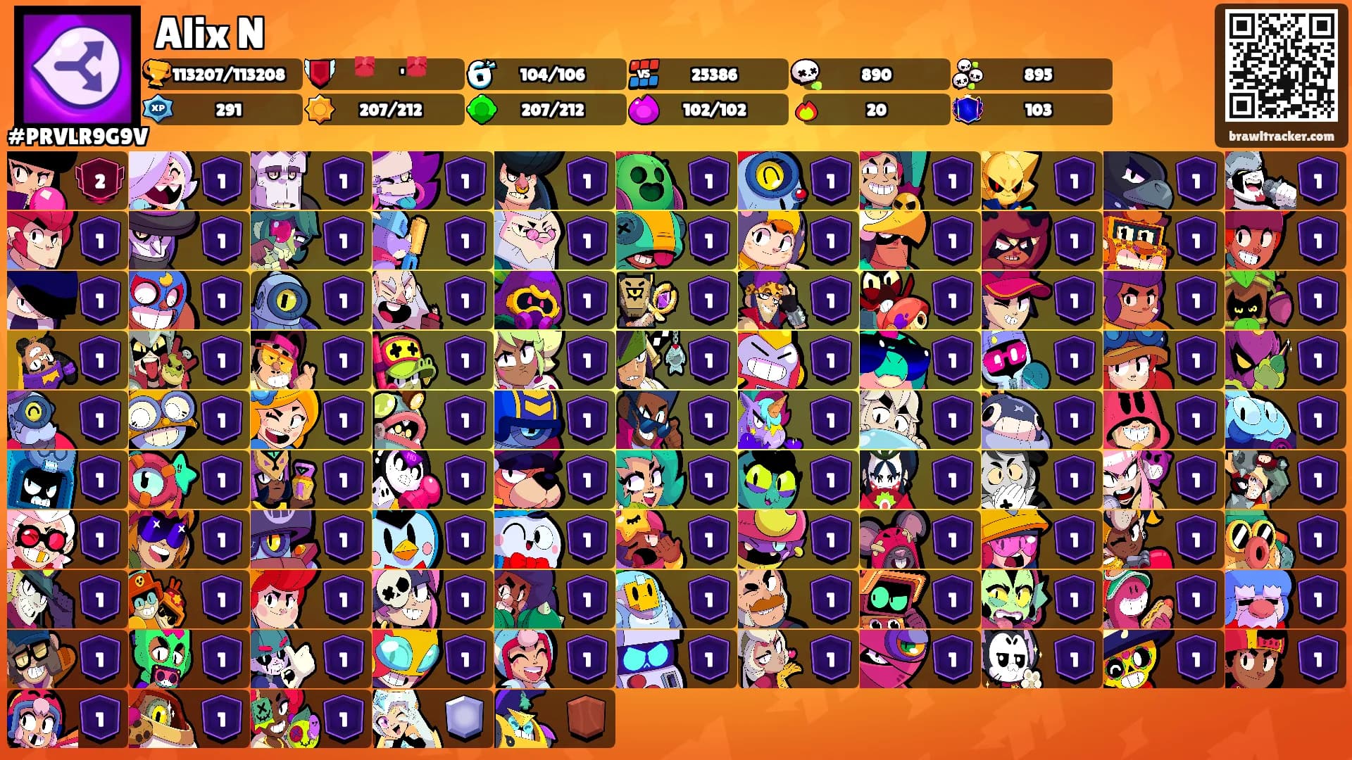 Alix N's Ranks