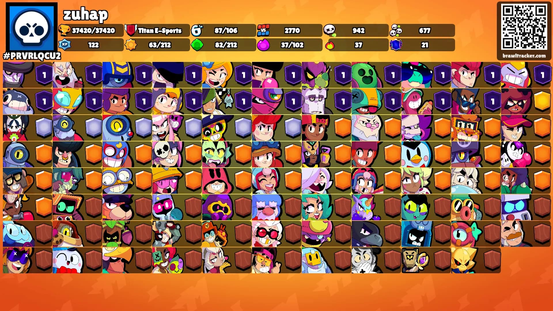 zuhap's Ranks