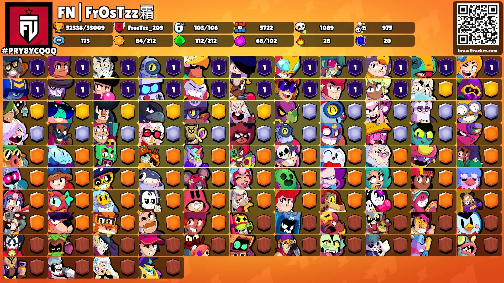 FN|FrOsTzz霜's Ranks