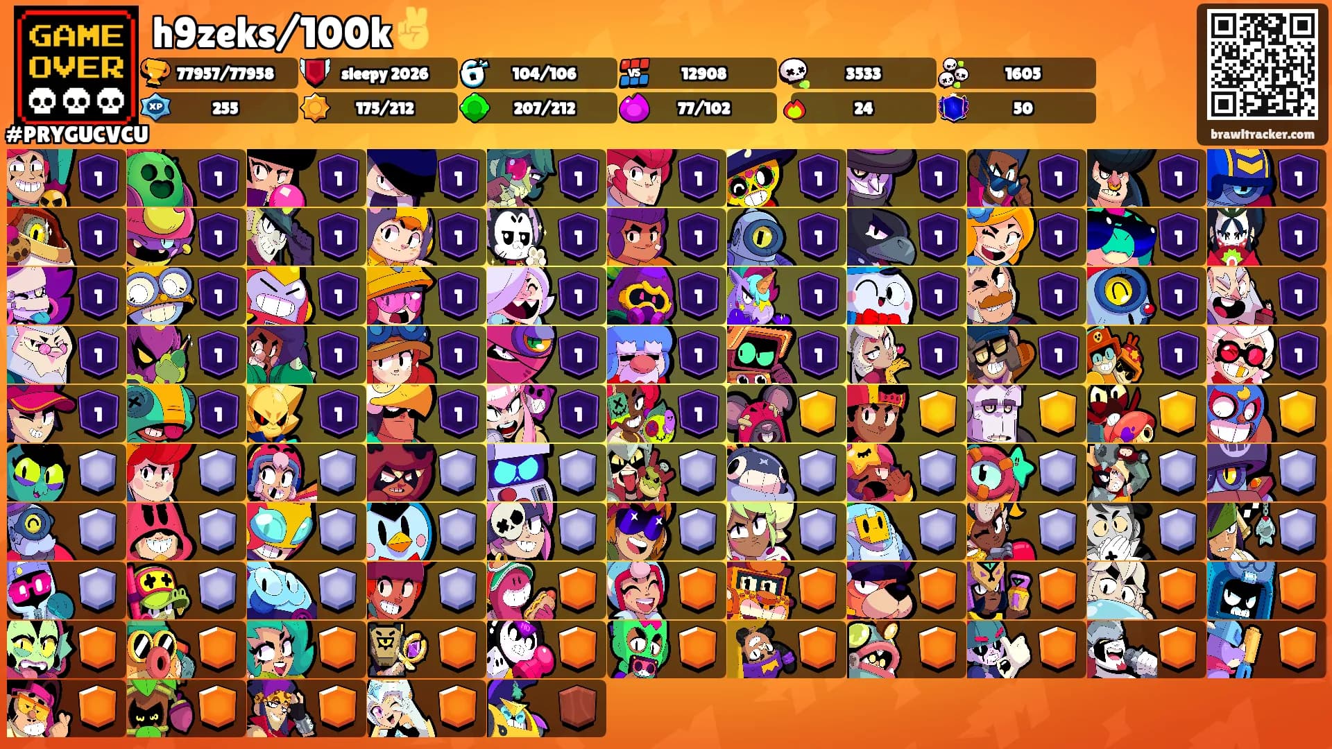 h9zeks/100k✌️'s Ranks
