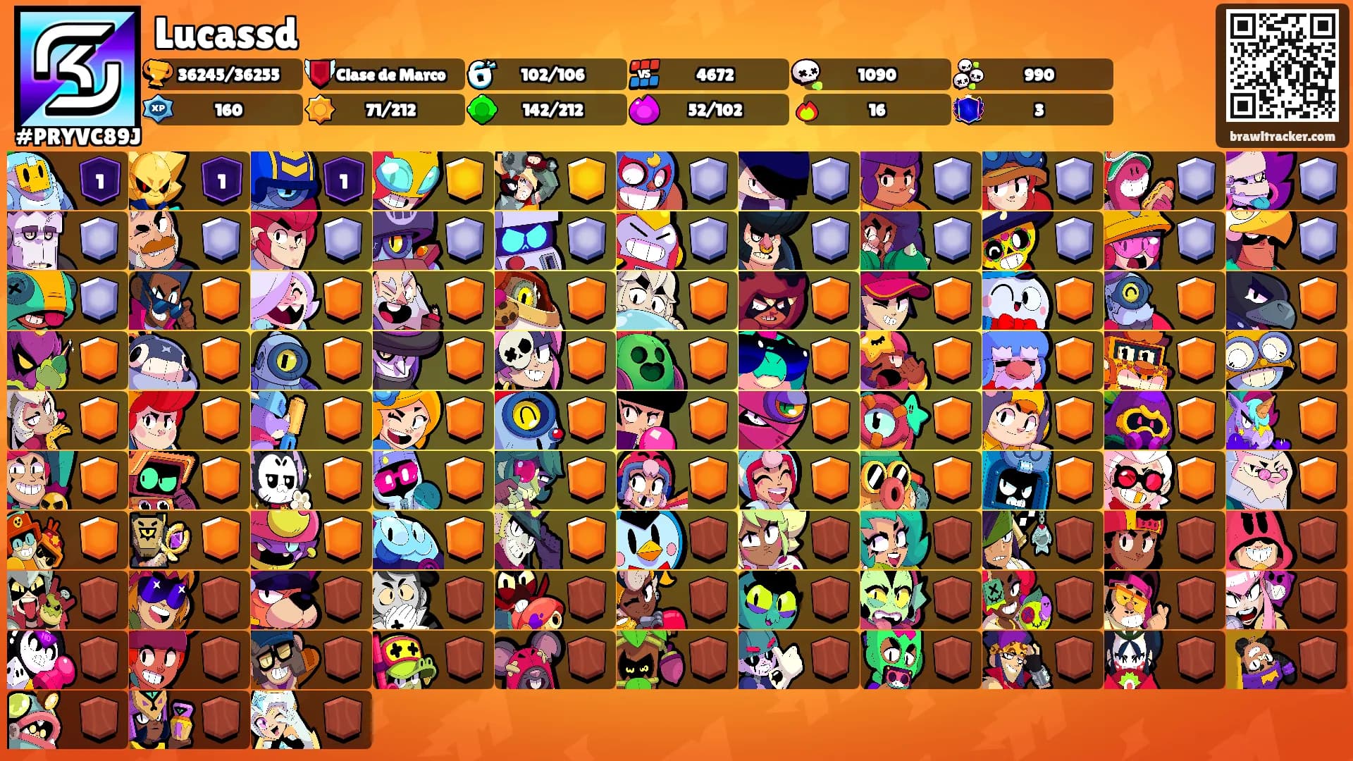 Lucassd's Ranks