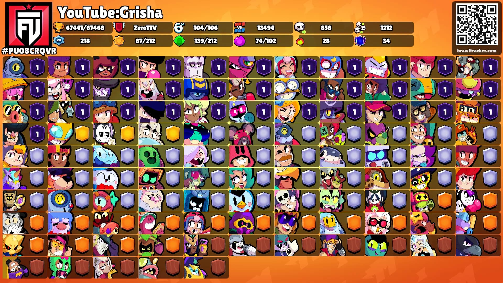 YouTube:Grisha's Ranks