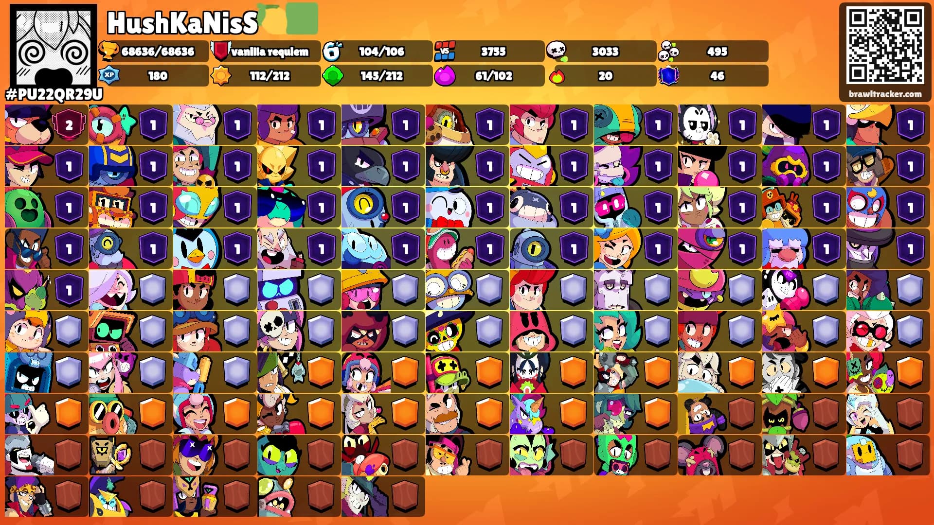 HushKaNisS🍋‍🟩's Ranks