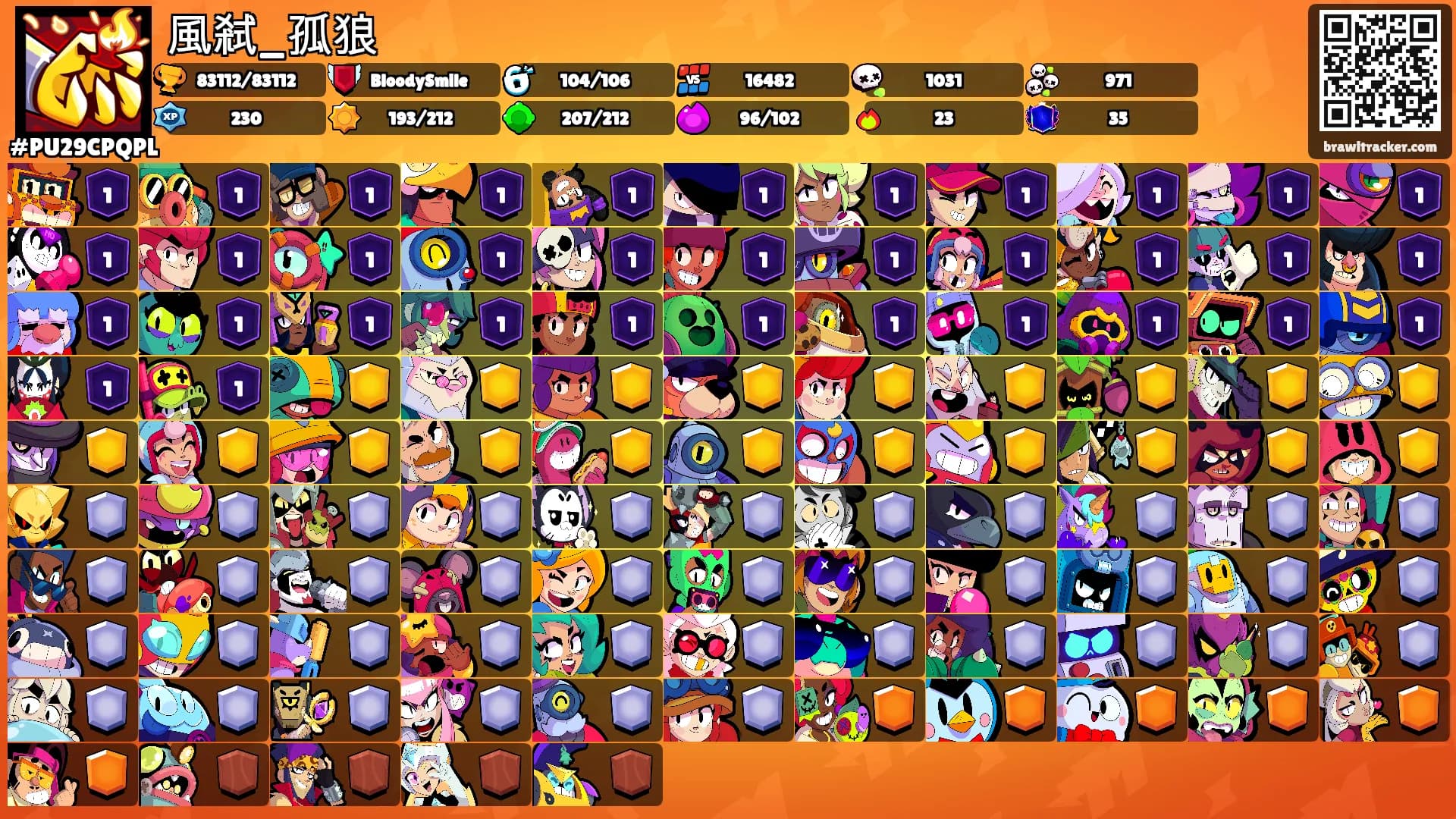 風弒_孤狼's Ranks