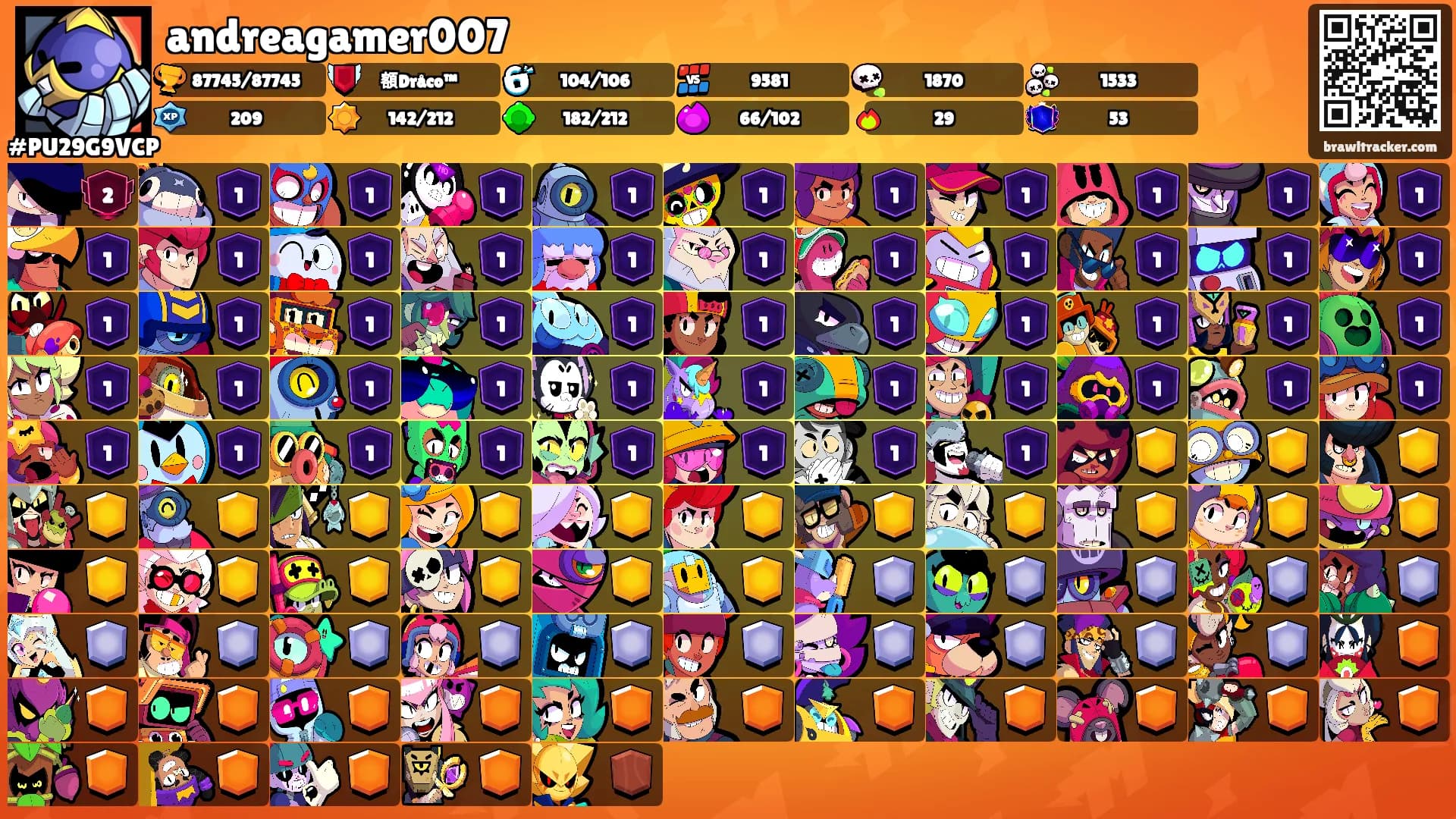 andreagamer007's Ranks