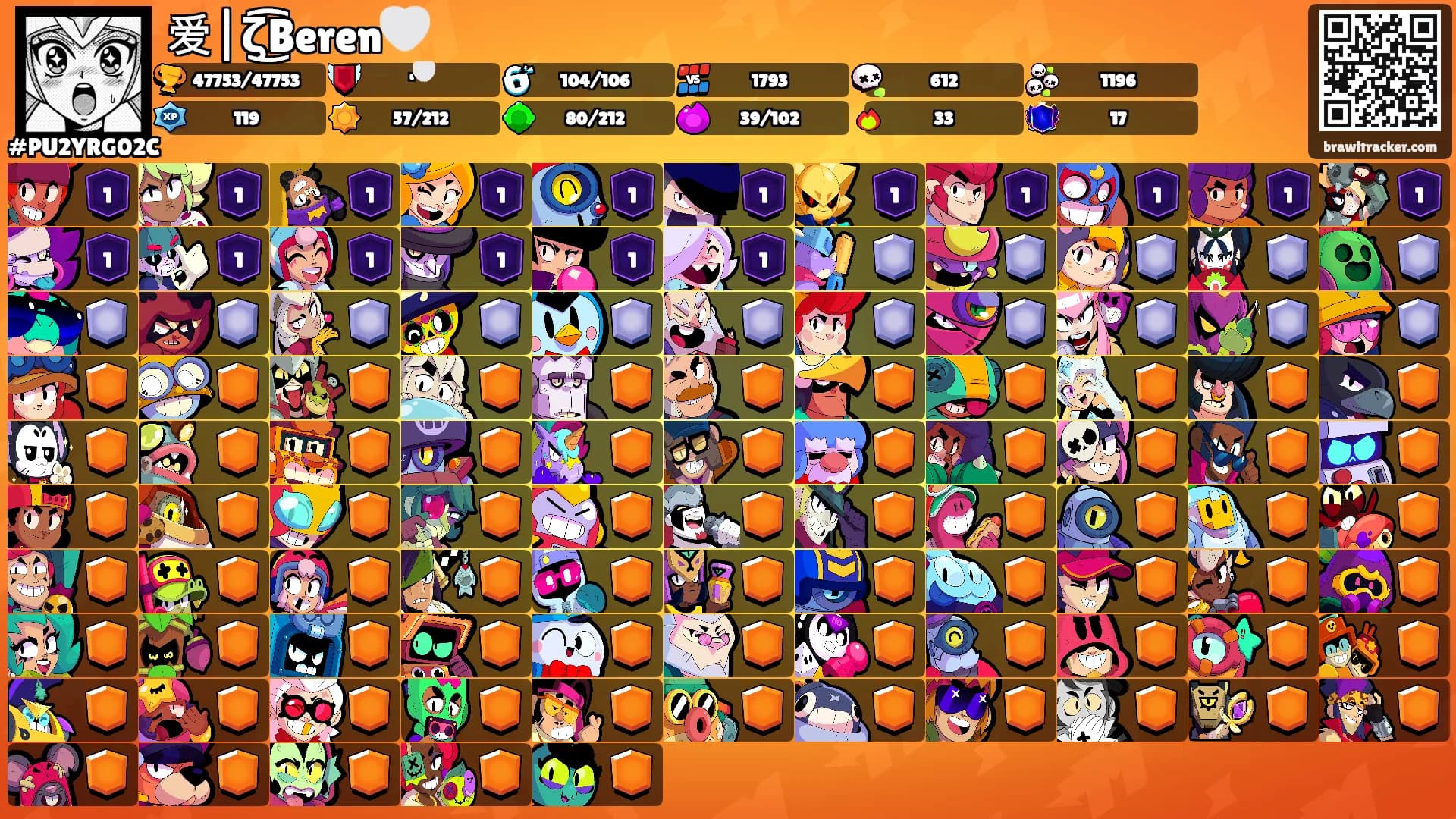 爱|ζ͜͡Beren🤍's Ranks