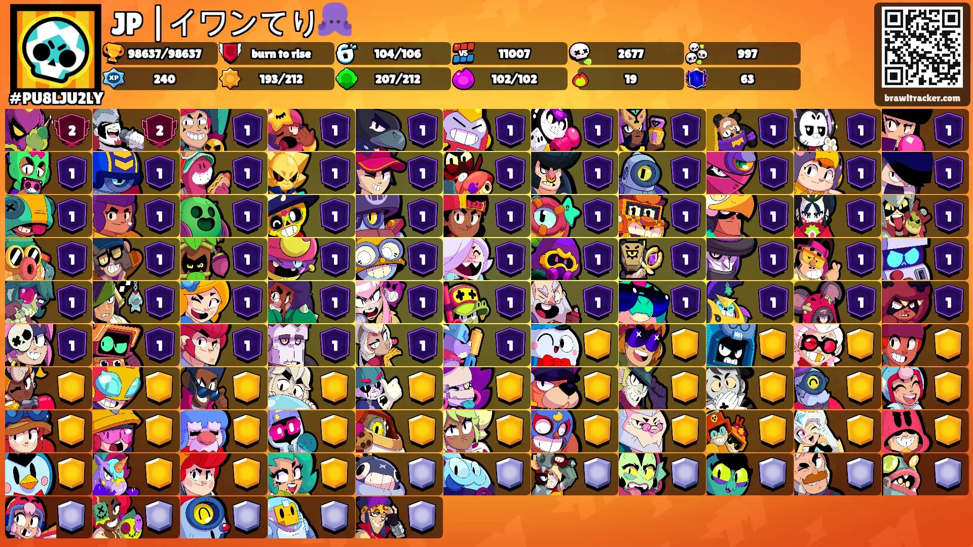 JP |イワンてり🐙's Ranks