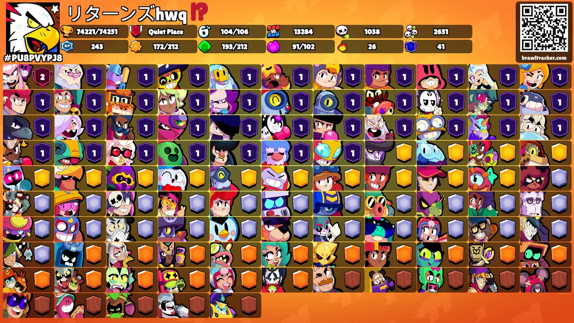 リターンズhwq ⁉️'s Ranks