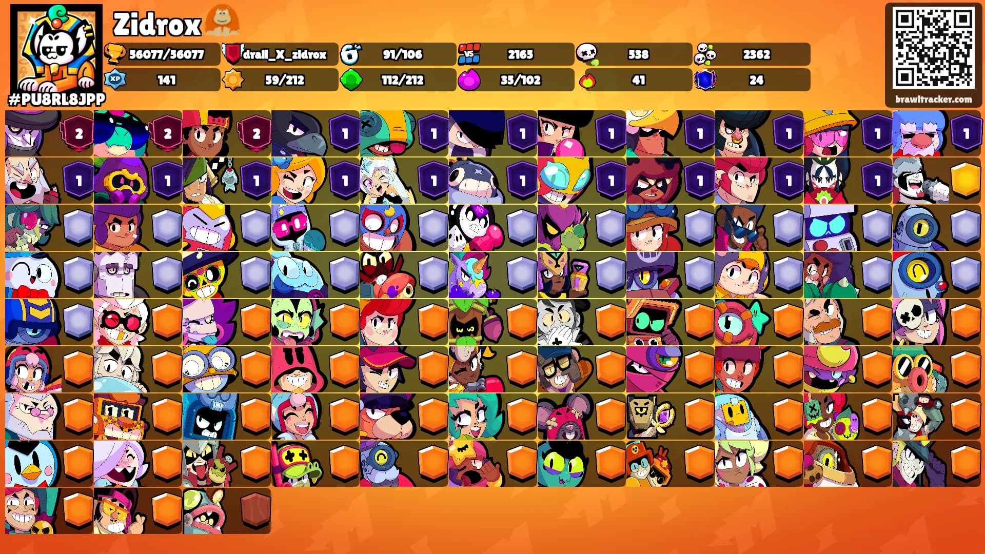Zidrox 🦧's Ranks