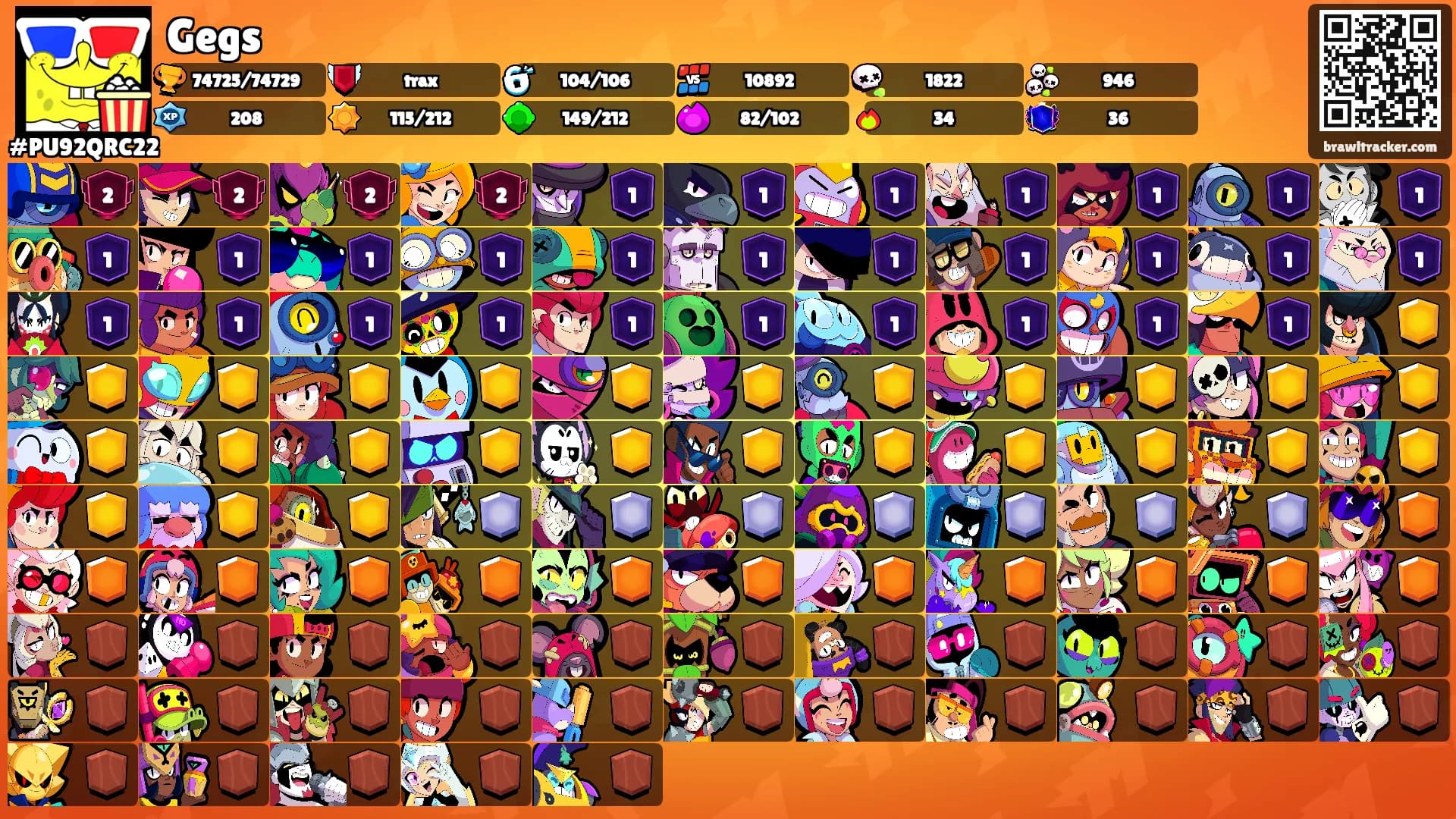 Gegs's Ranks