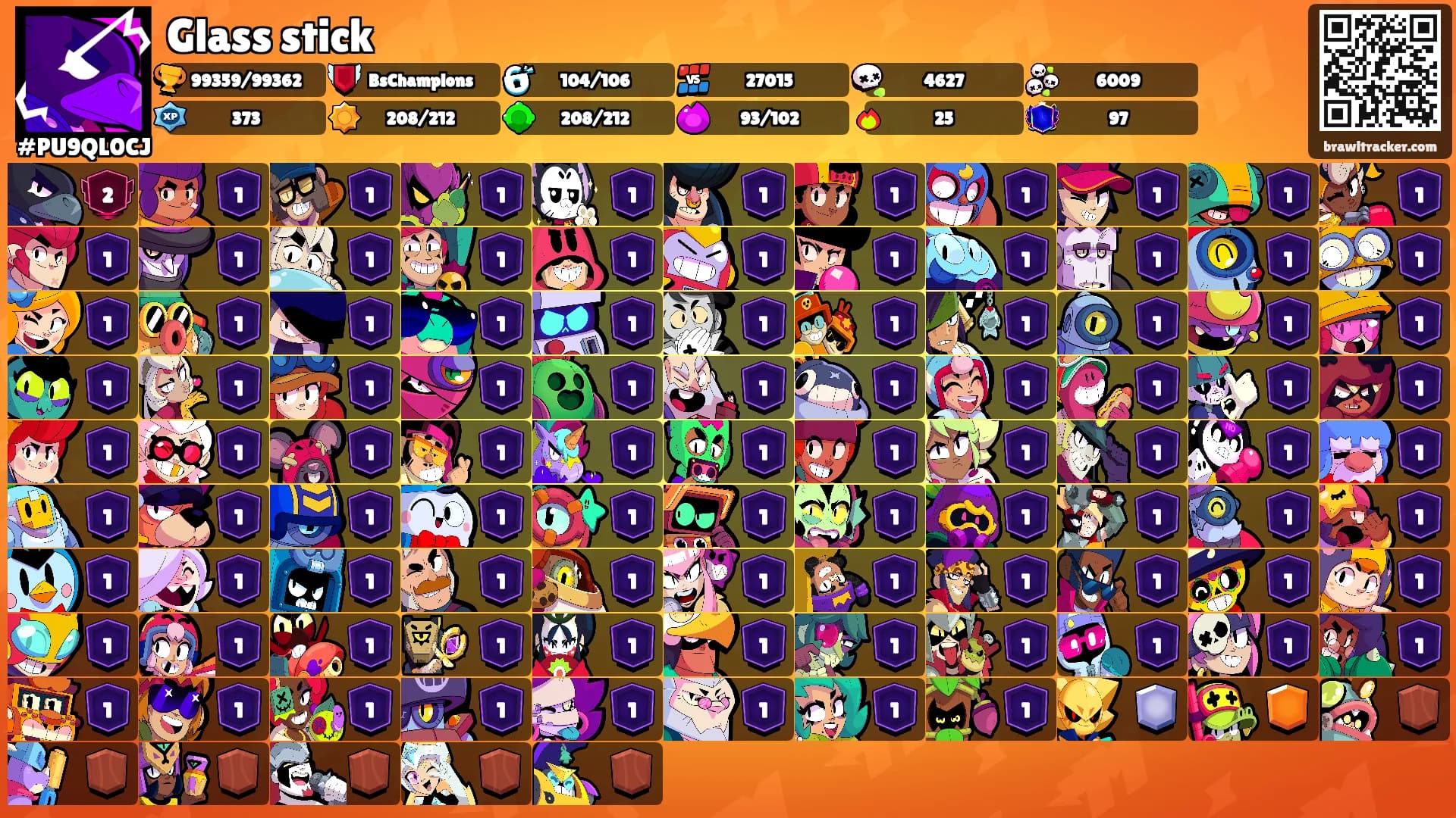 Glass stick's Ranks