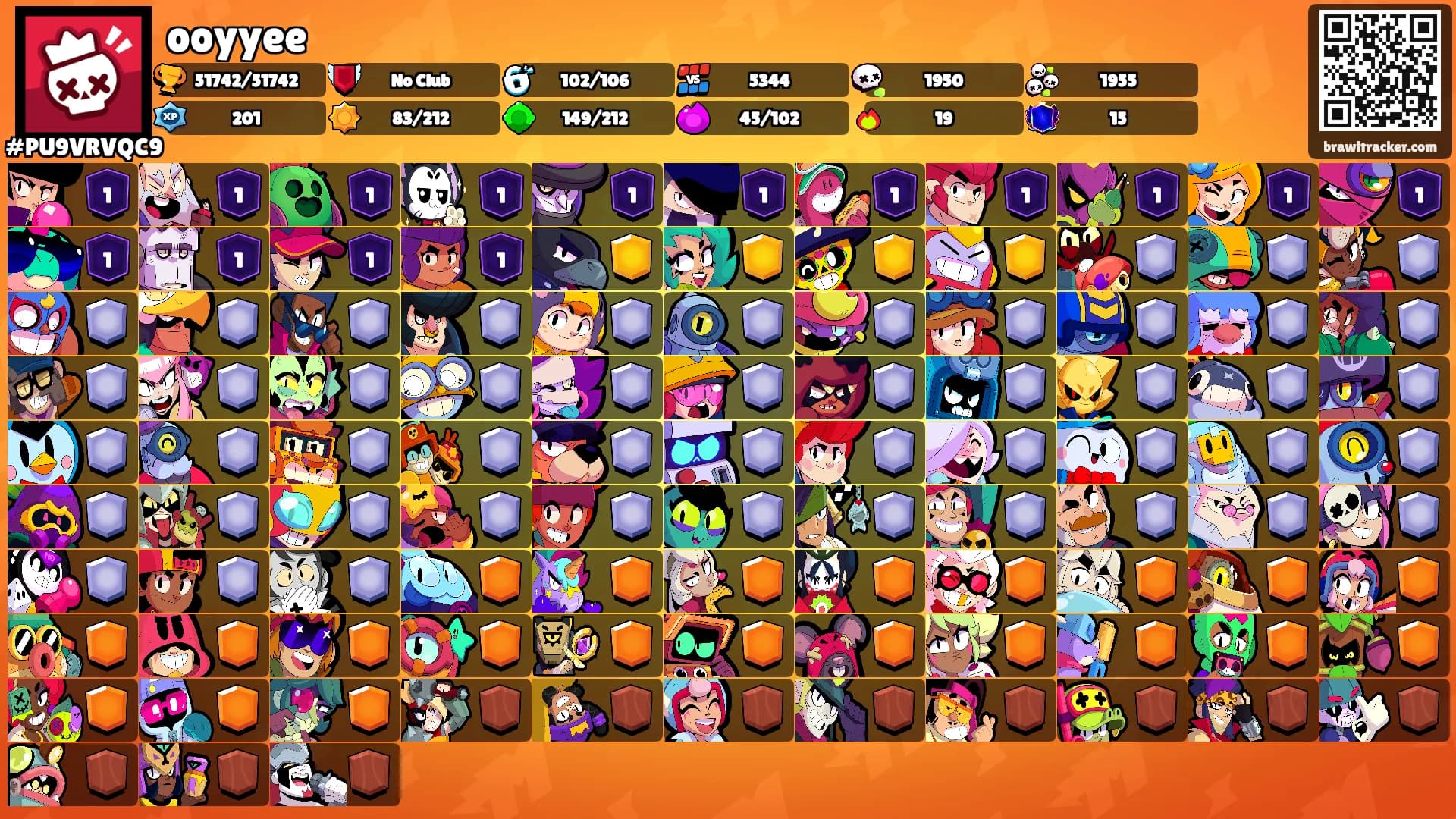 ooyyee's Ranks