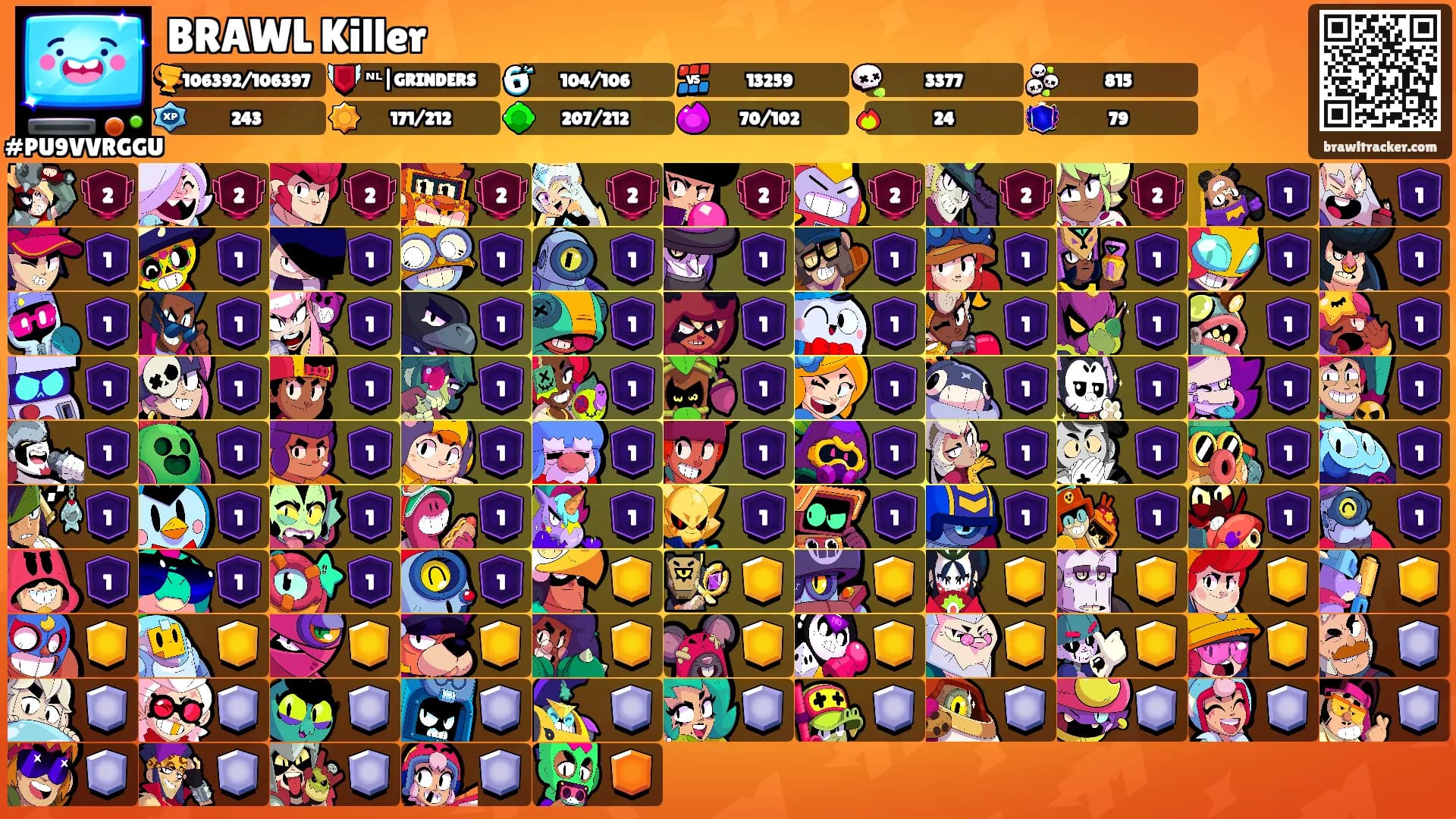 BRAWL Killer's Ranks
