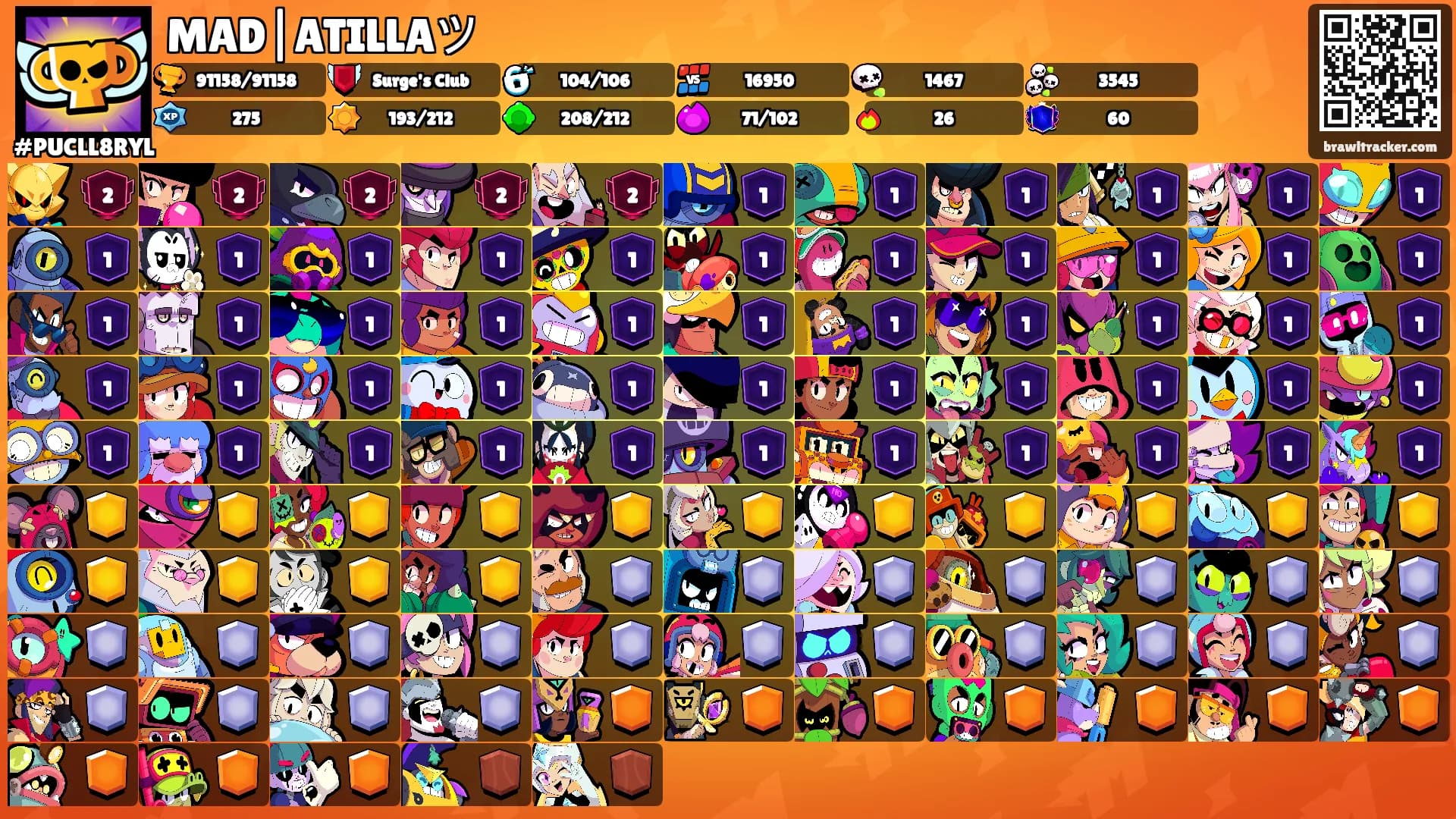 MAD|ATILLAツ's Ranks