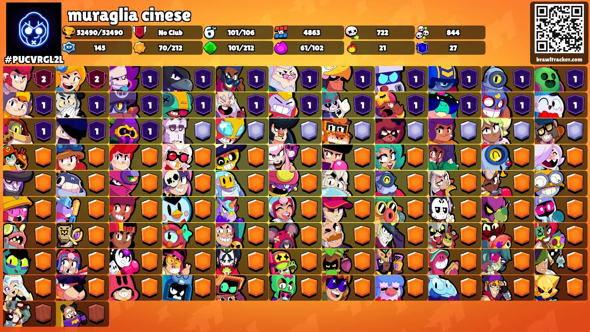 muraglia cinese's Ranks