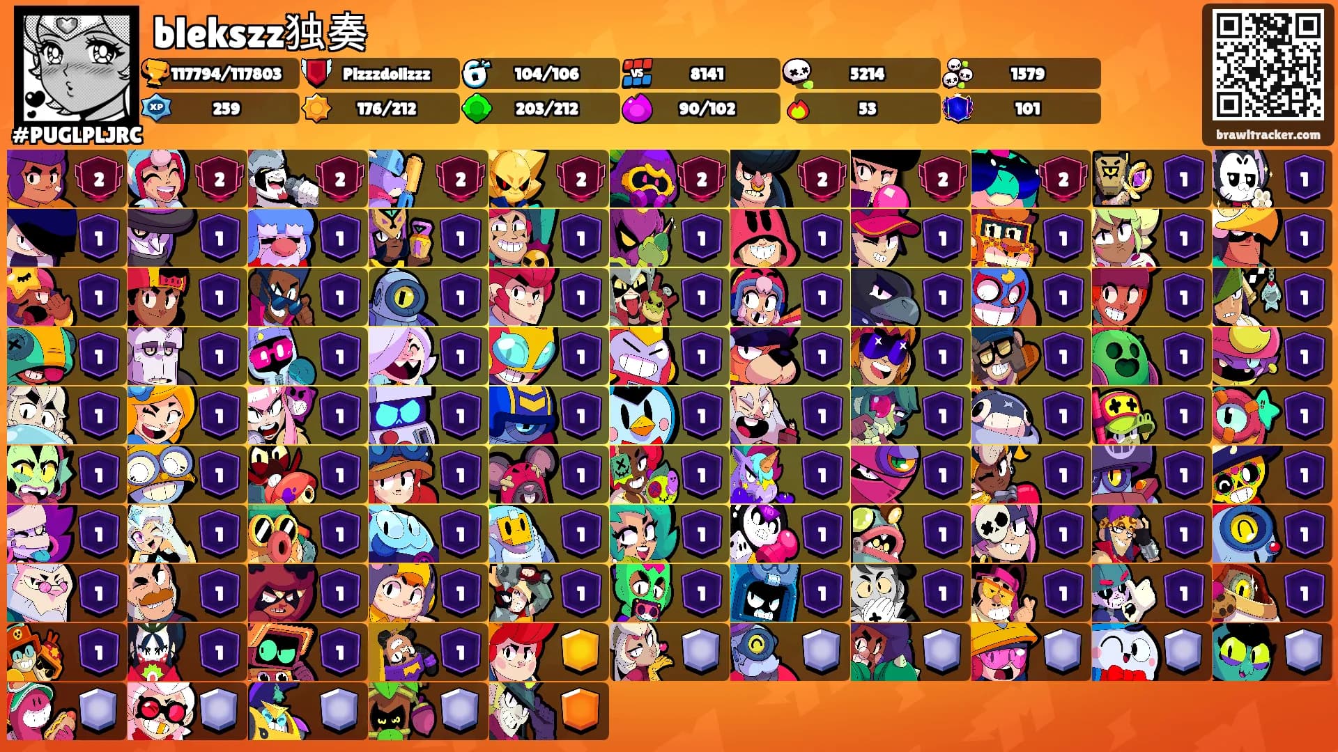 blekszz独奏's Ranks