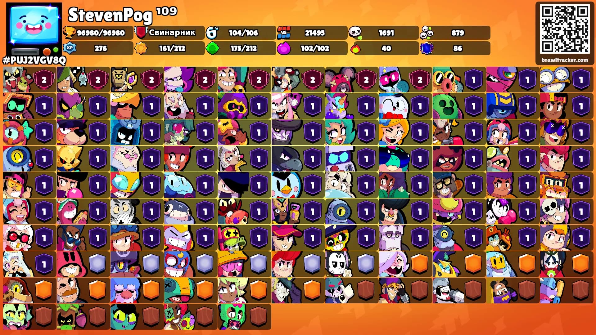 StevenPog ¹⁰⁹'s Ranks