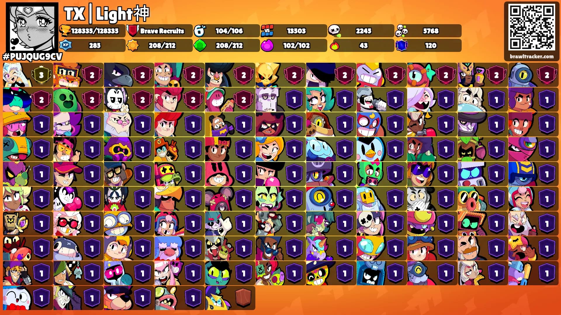 TX|Light神's Ranks