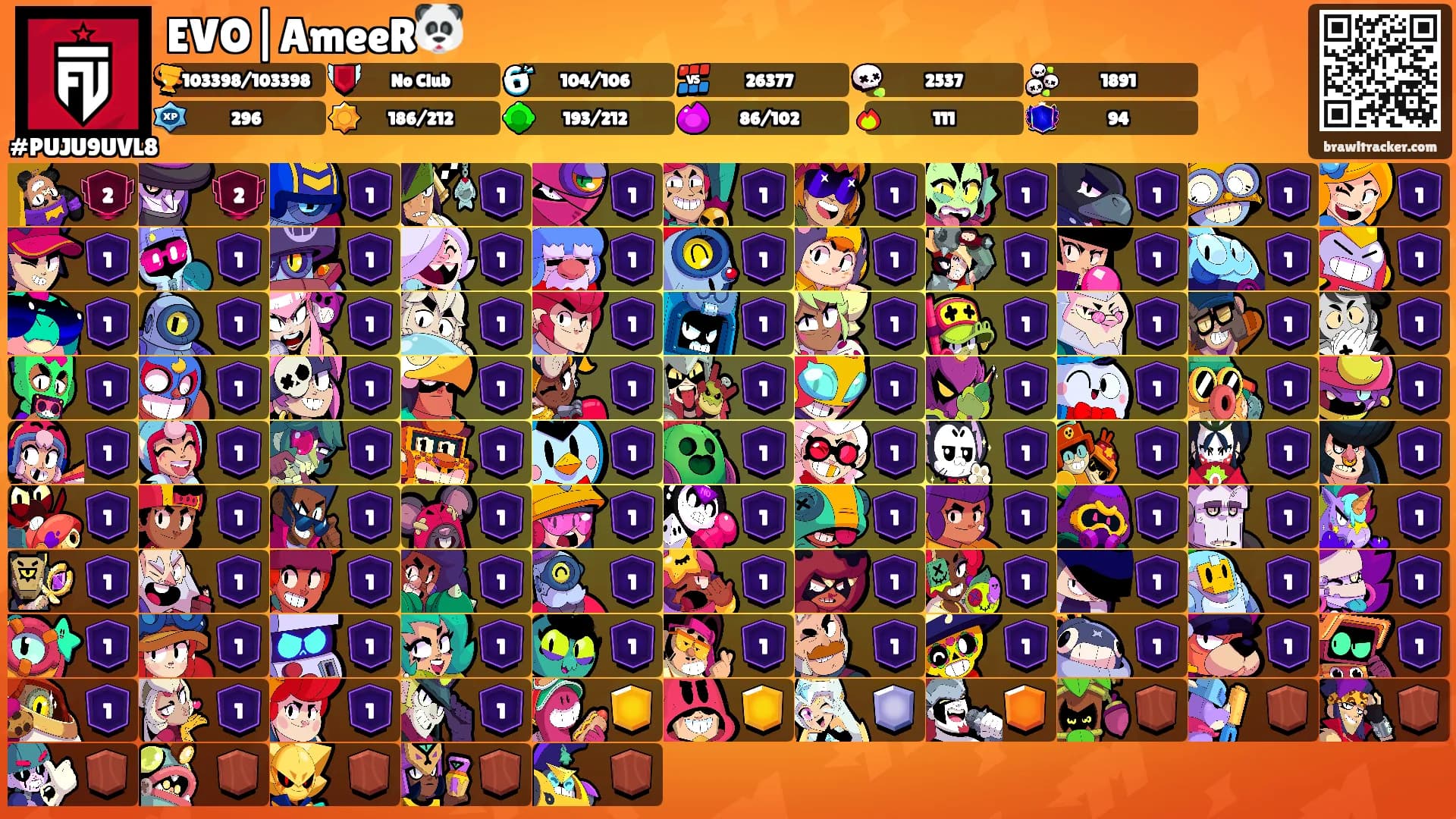 EVO|AmeeR🐼's Ranks