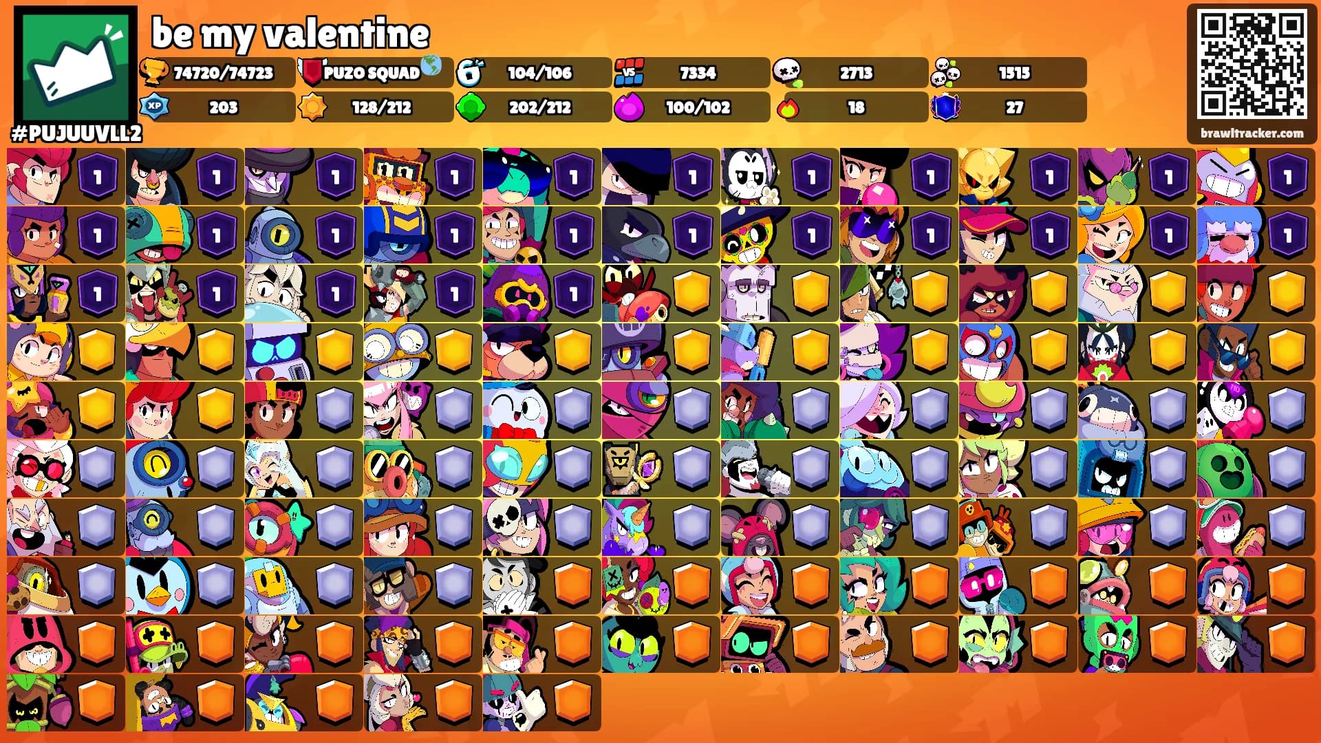 be my valentine's Ranks