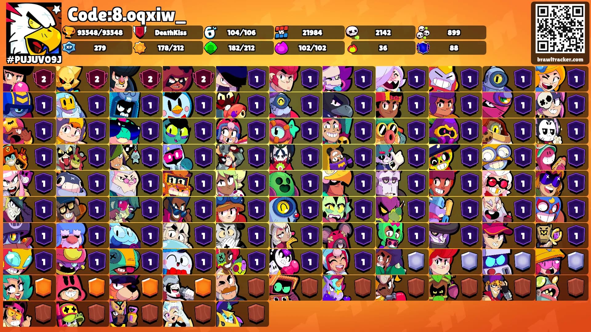 Code:8.oqxiw_'s Ranks