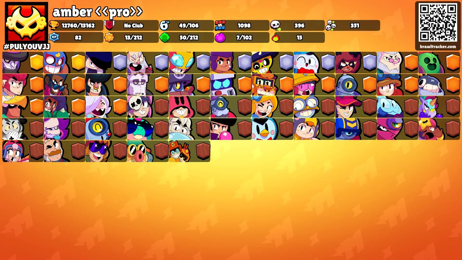 amber <<pro>>'s Ranks