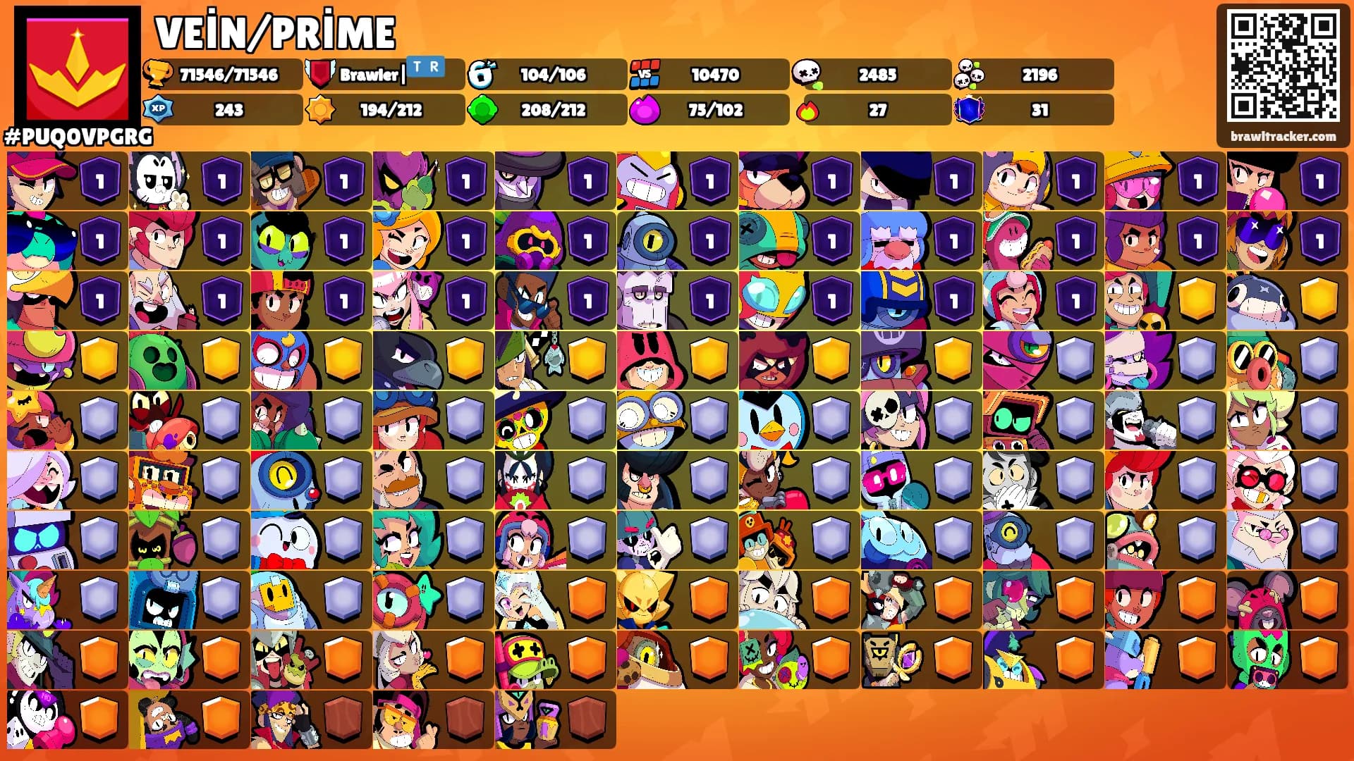 VEİN/PRİME's Ranks