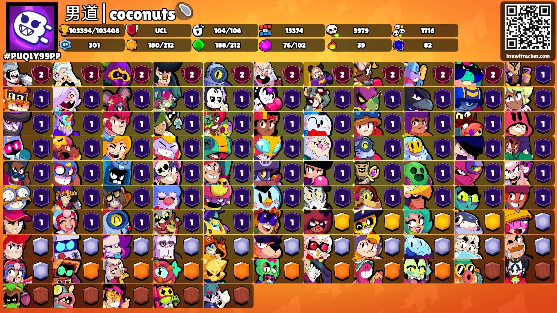 男道|coconuts🥥's Ranks