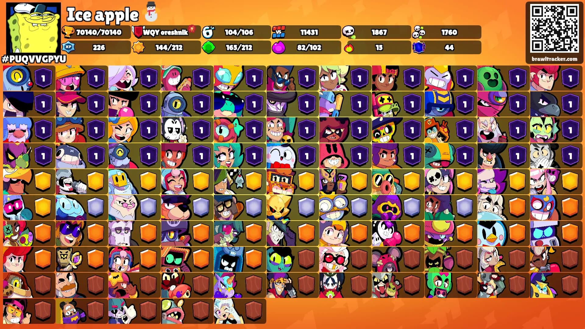 Ice apple ⛄'s Ranks