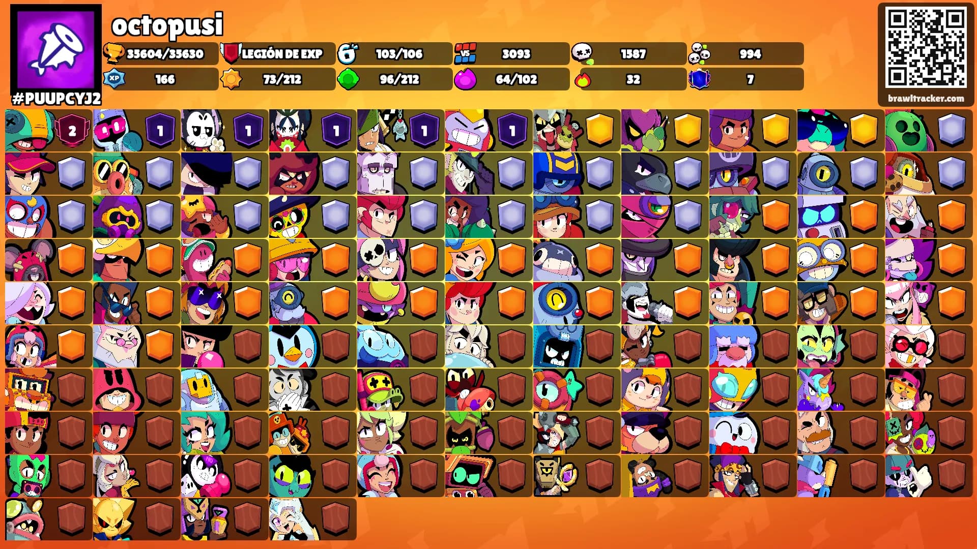 octopusi's Ranks