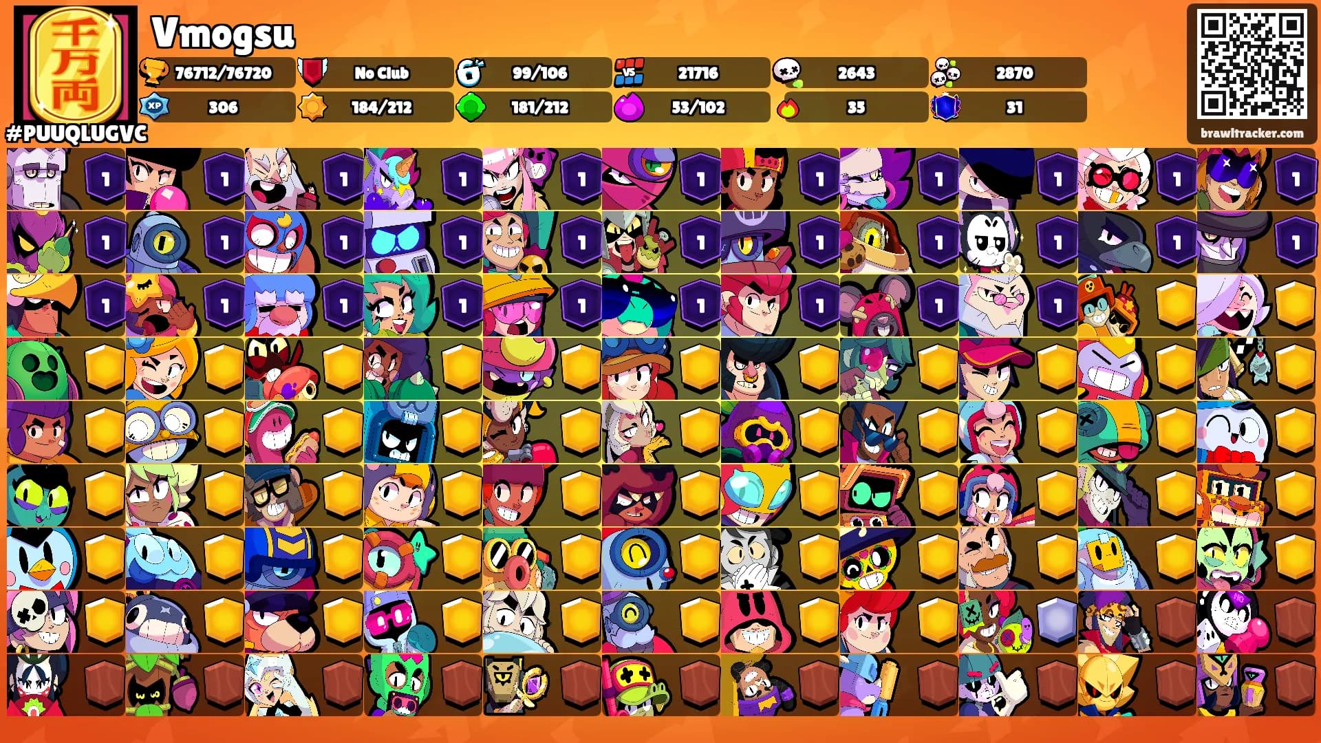 Vmogsu's Ranks