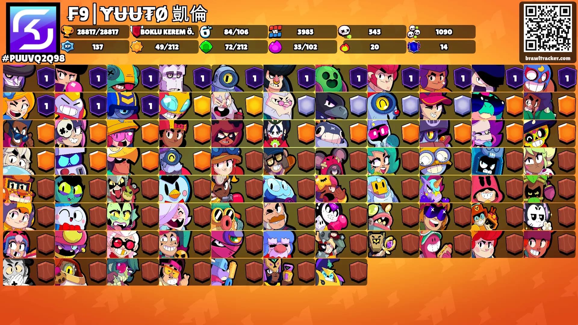₣9|ɎɄɄ₮Ø 凱倫's Ranks