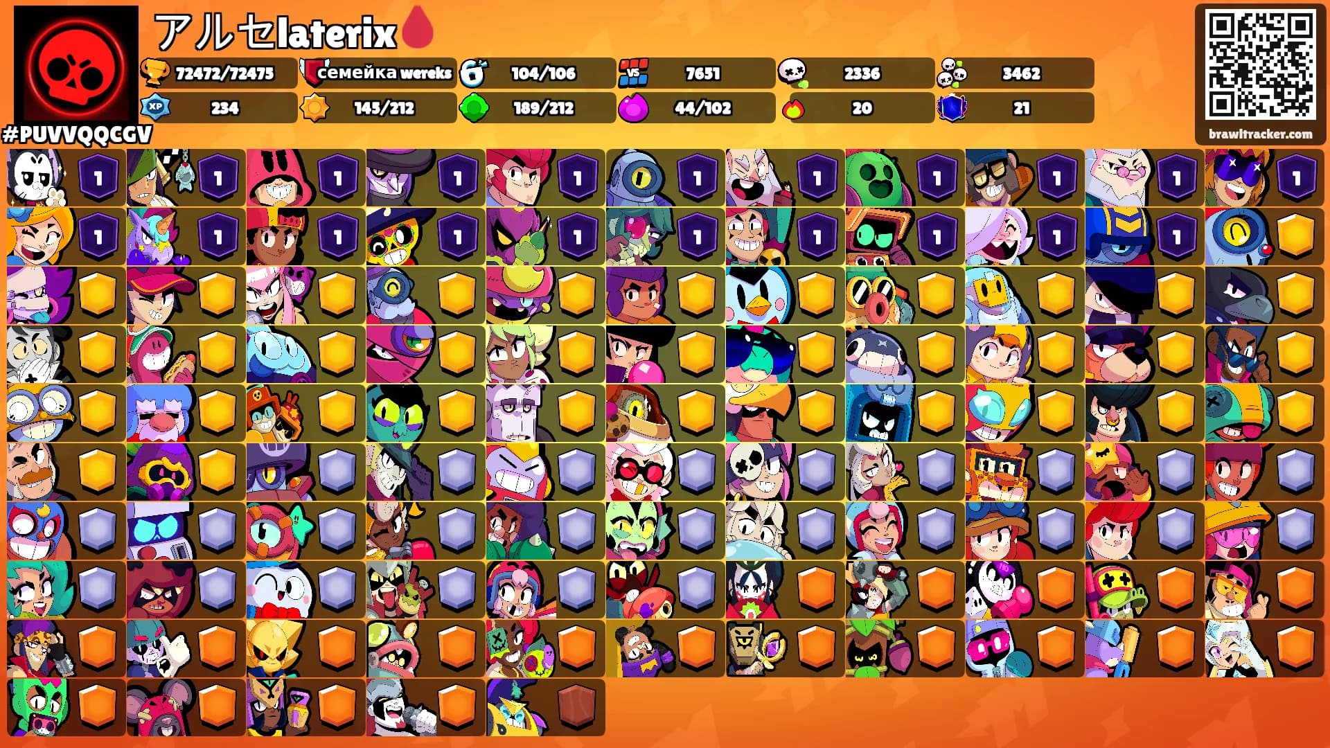 アルセlaterix🩸's Ranks
