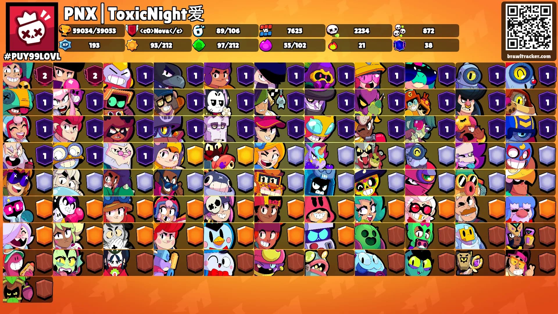 PNX|ToxicNight爱's Ranks