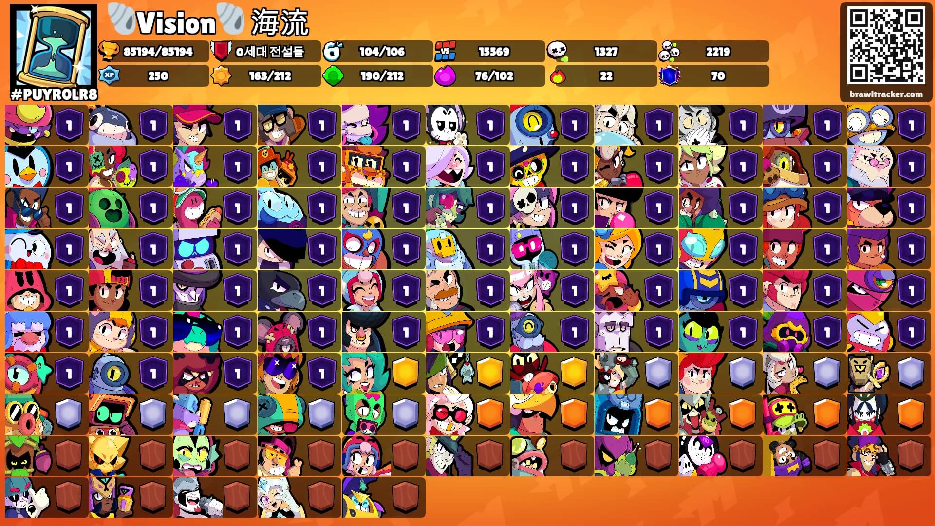 🐚Vision🐚 海流's Ranks