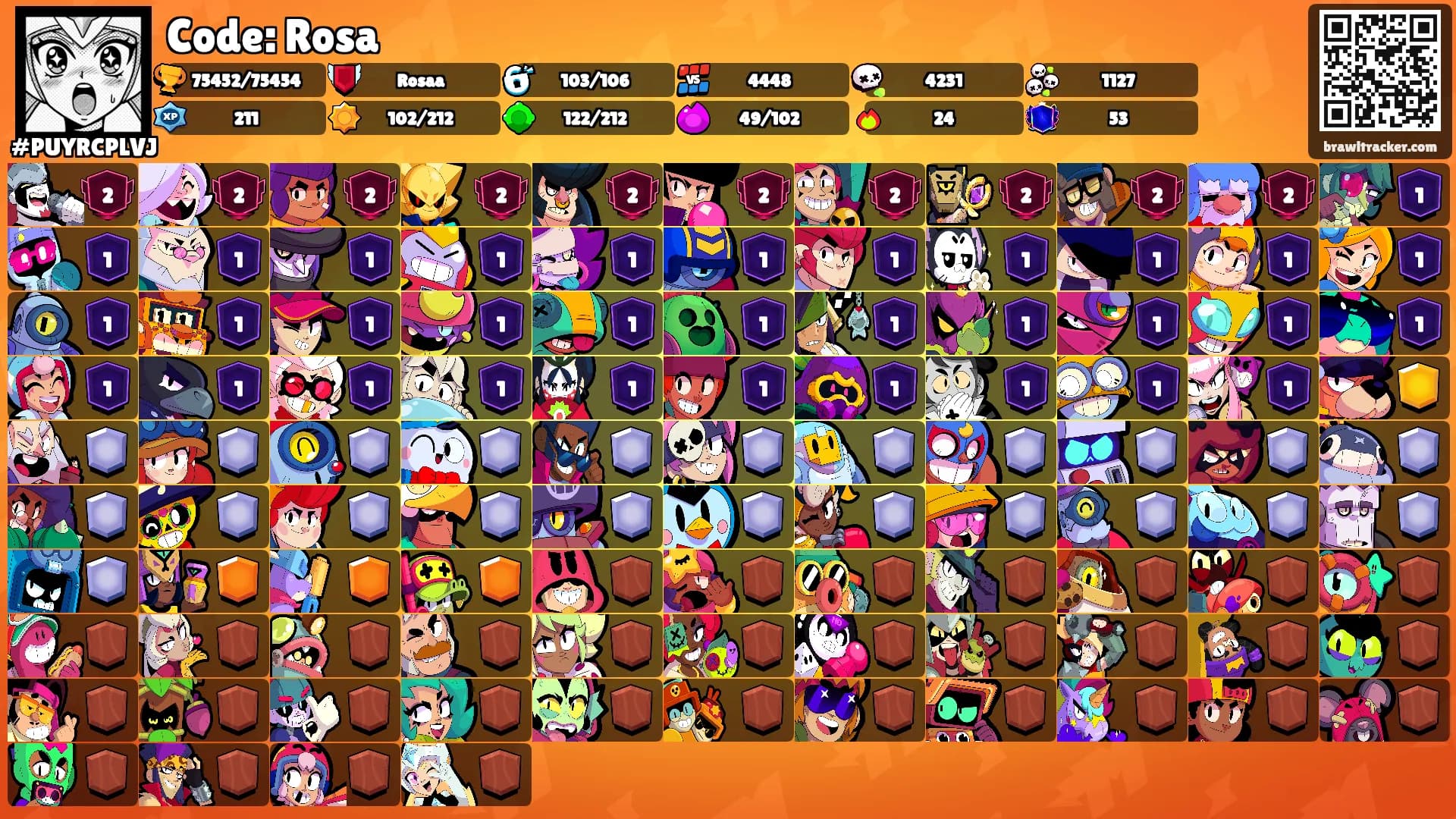 Code: Rosa's Ranks