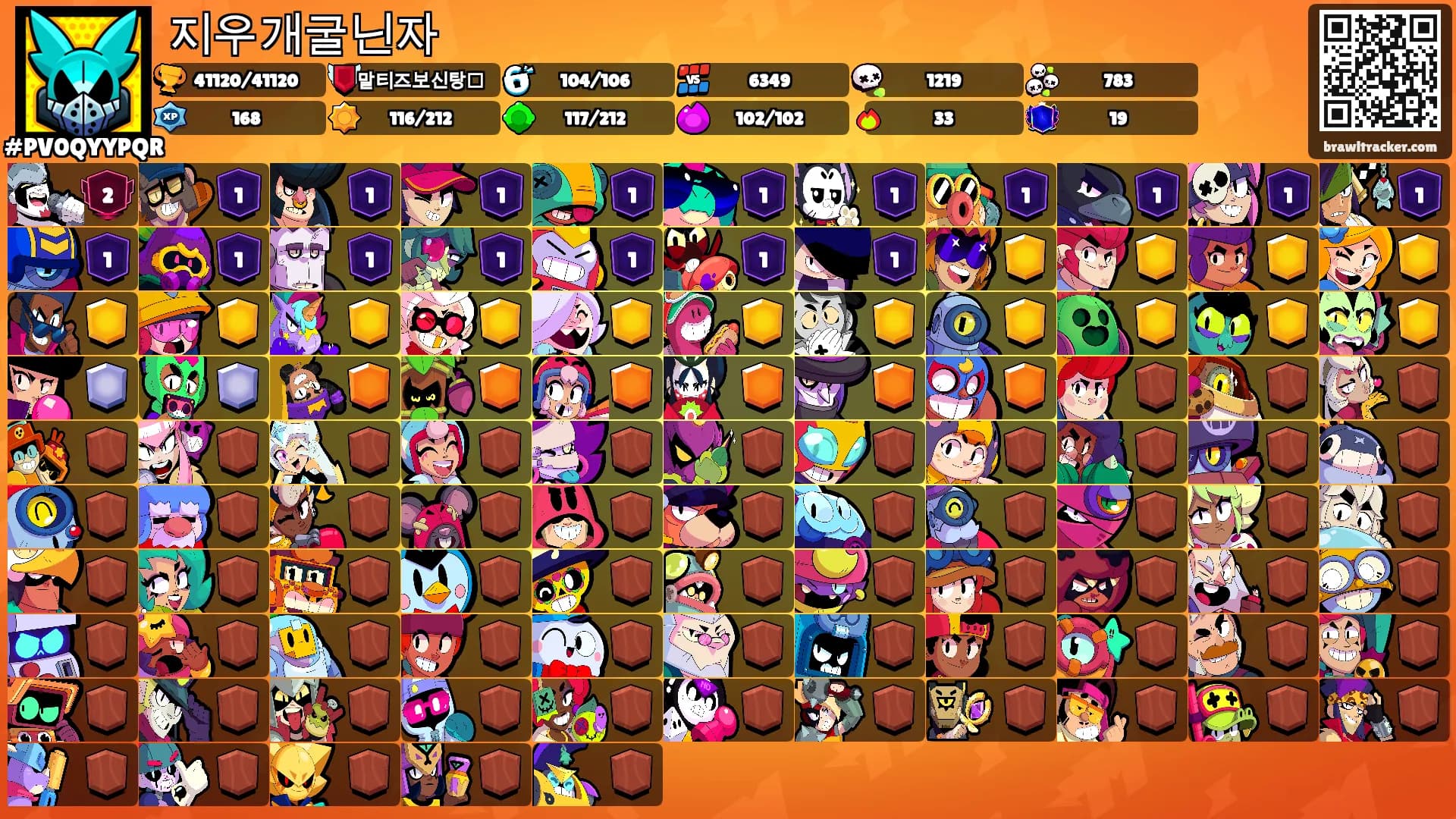 지우개굴닌자's Ranks