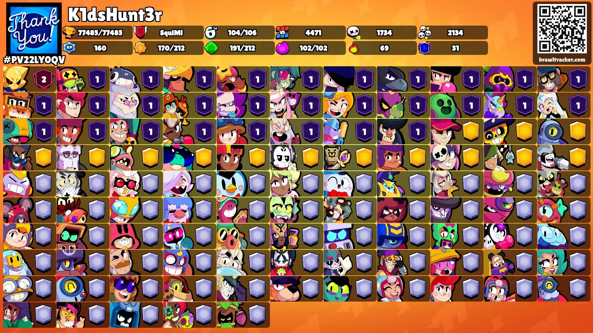 K1dsHunt3r's Ranks