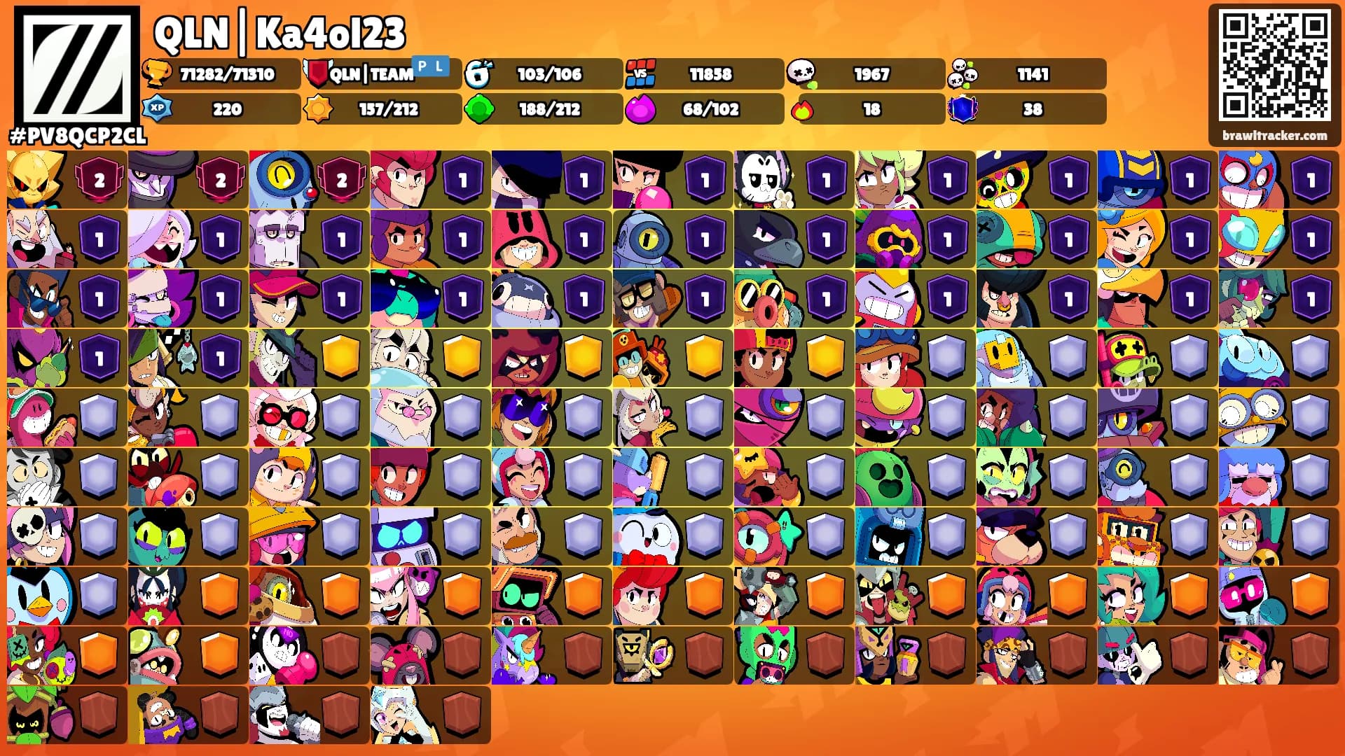 QLN|Ka4ol23's Ranks
